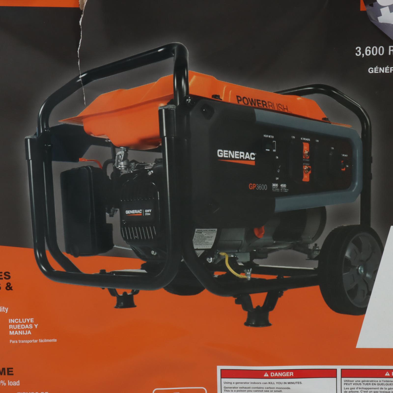 Generac GP3600 Portable Generator