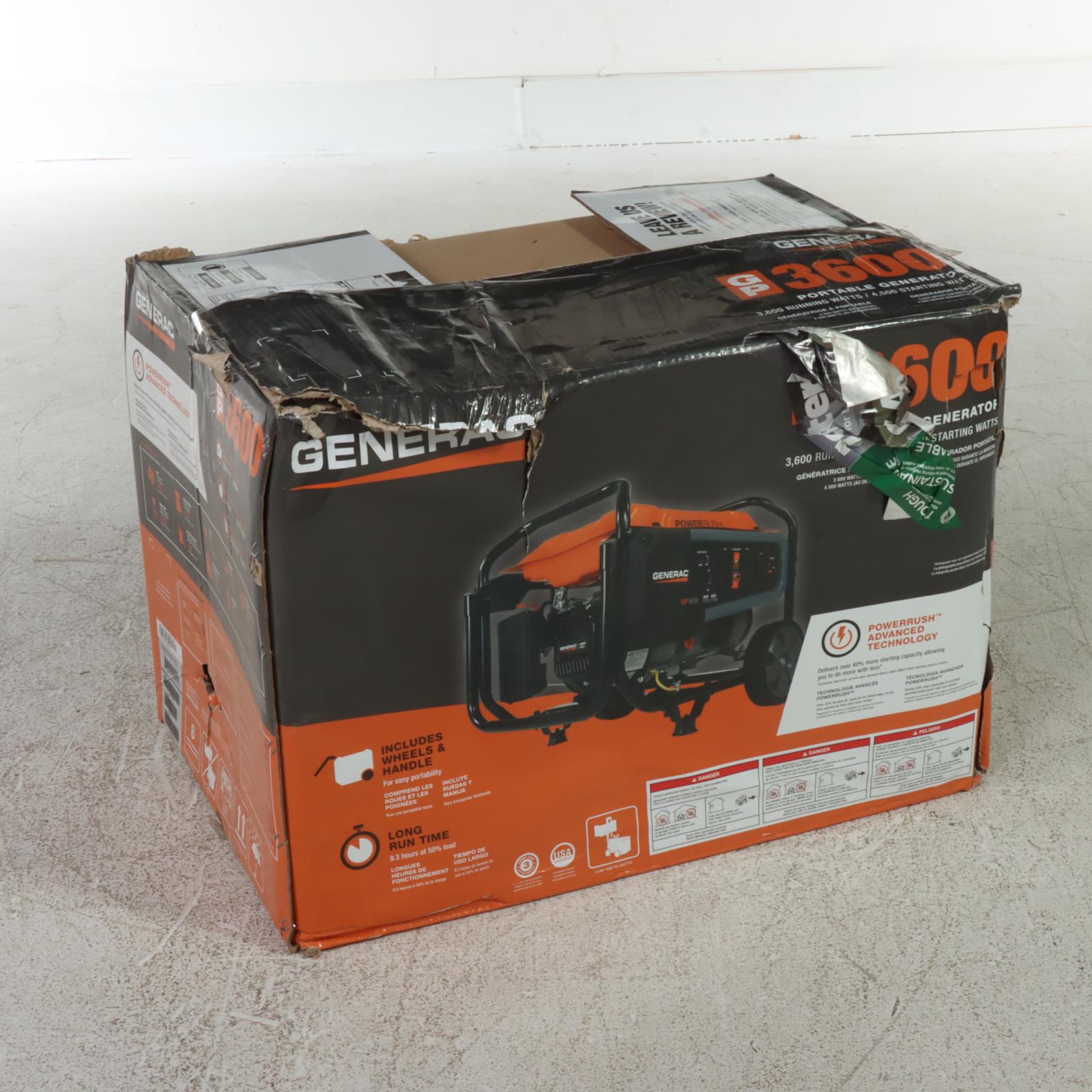 Generac GP3600 Portable Generator