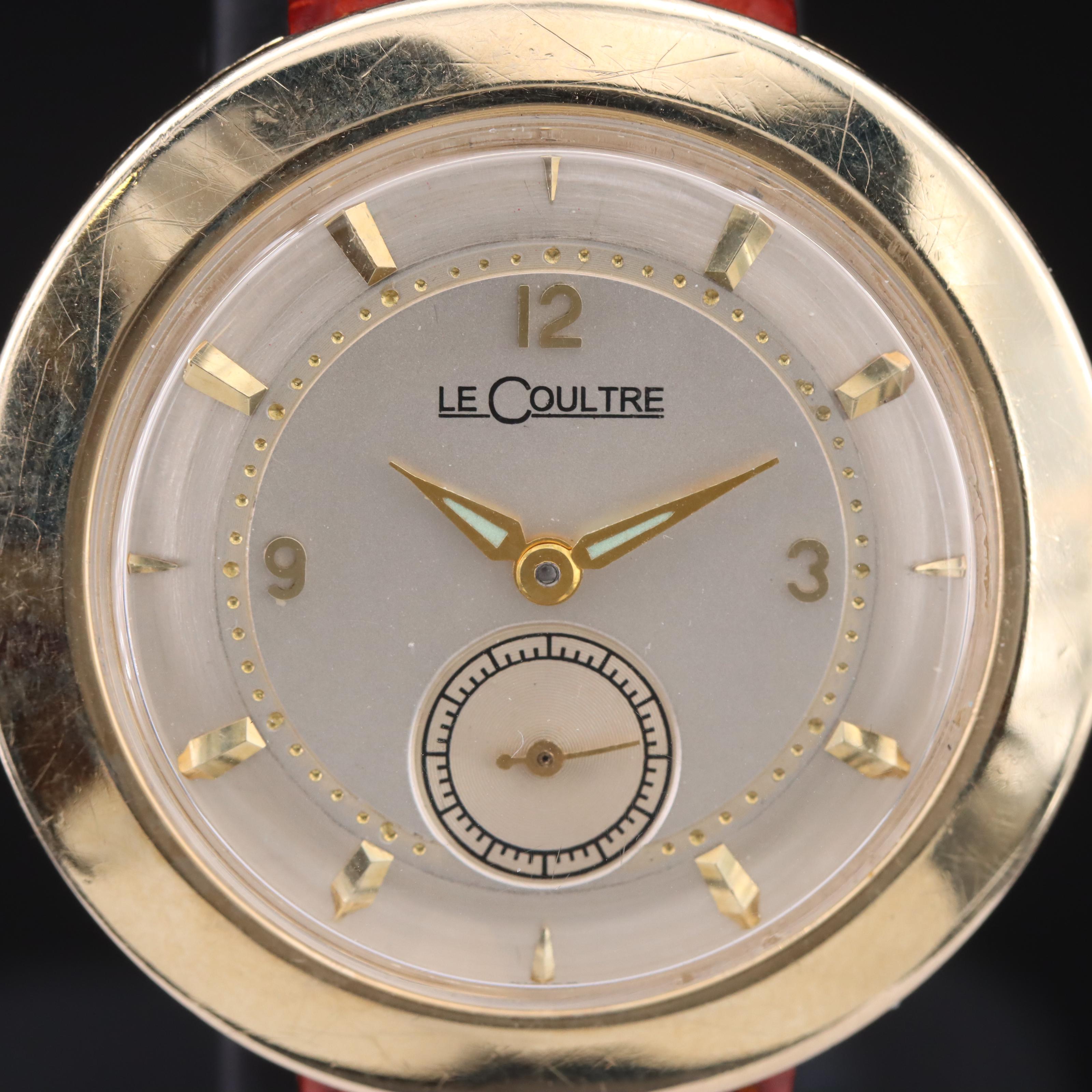 Vintage LeCoultre 14K Stem Wind Watch