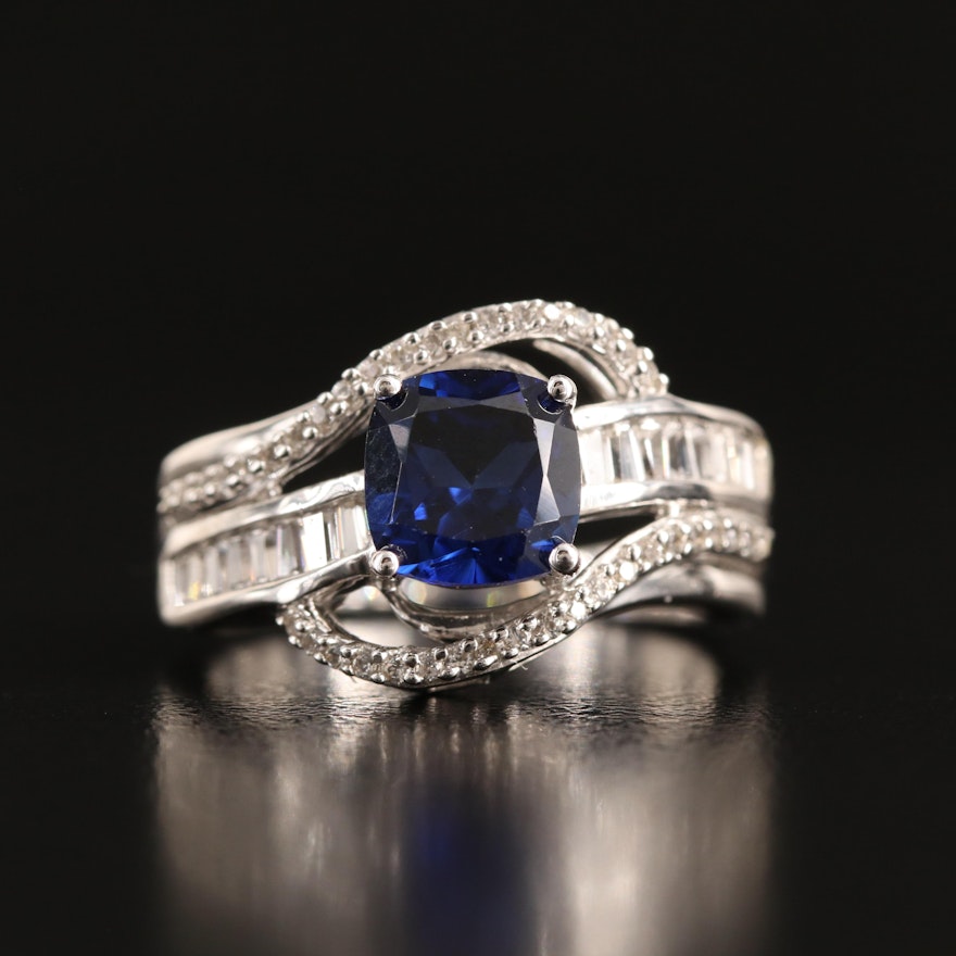 Sterling Sapphire Ring