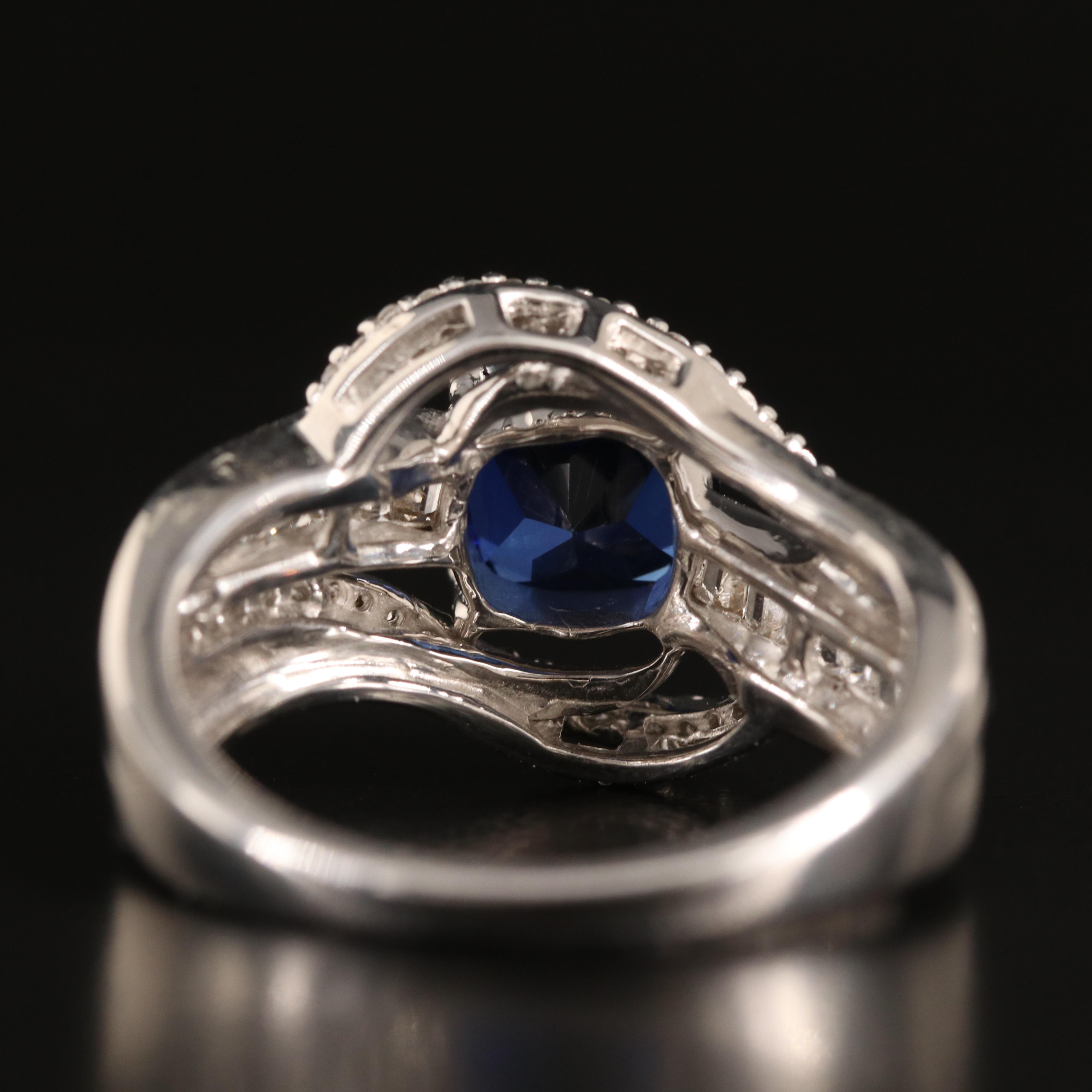 Sterling Sapphire Ring