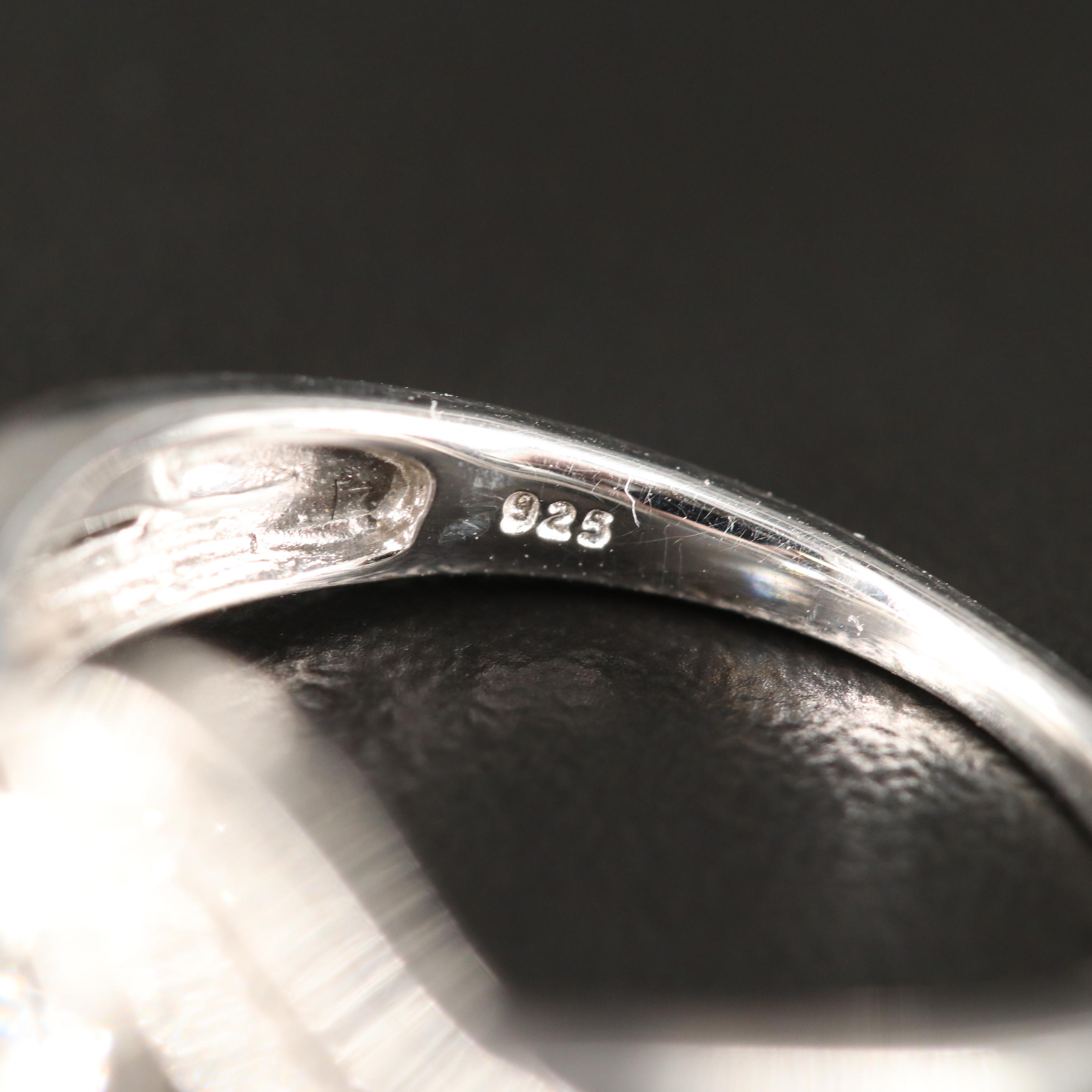 Sterling Sapphire Ring