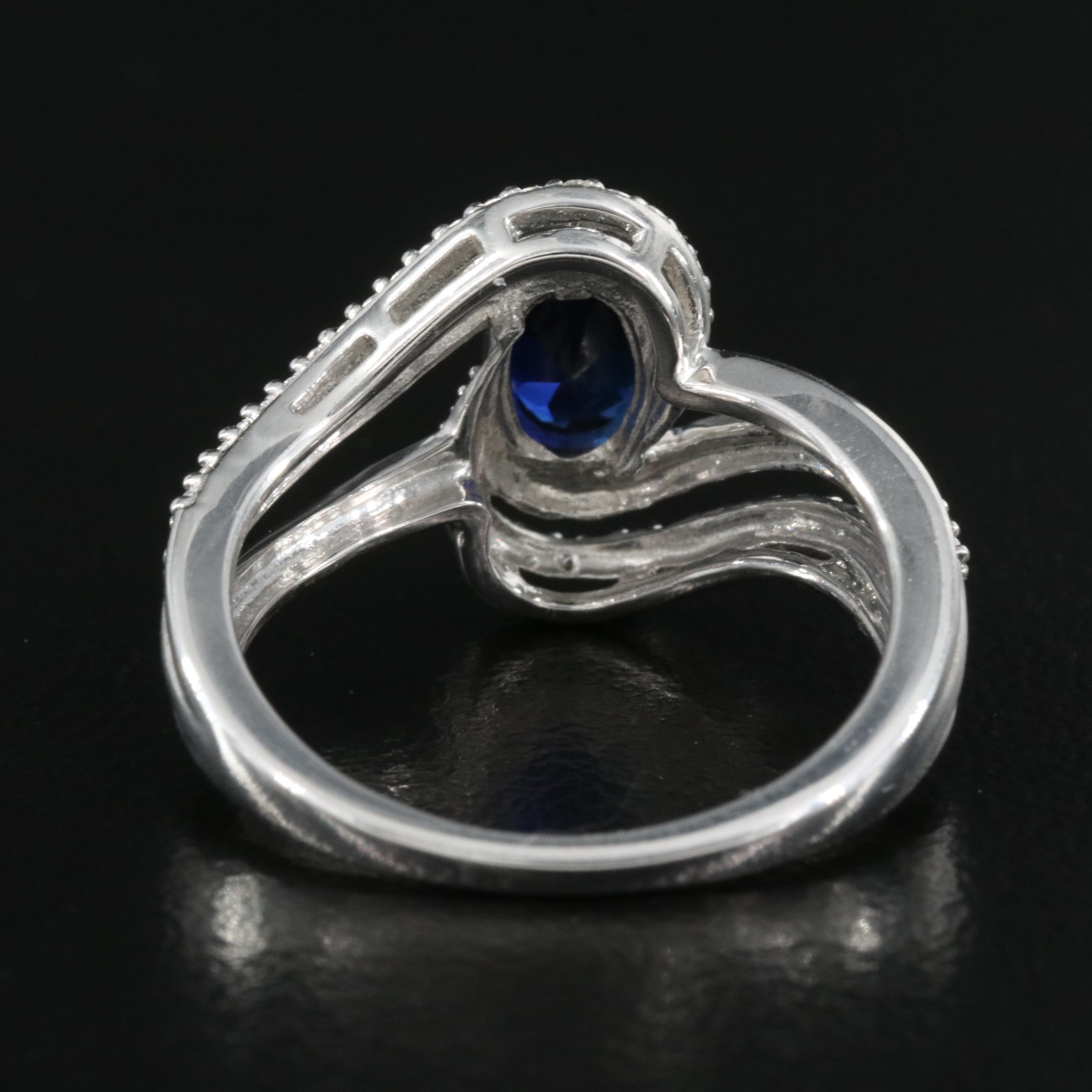 Sterling Sapphire Ring
