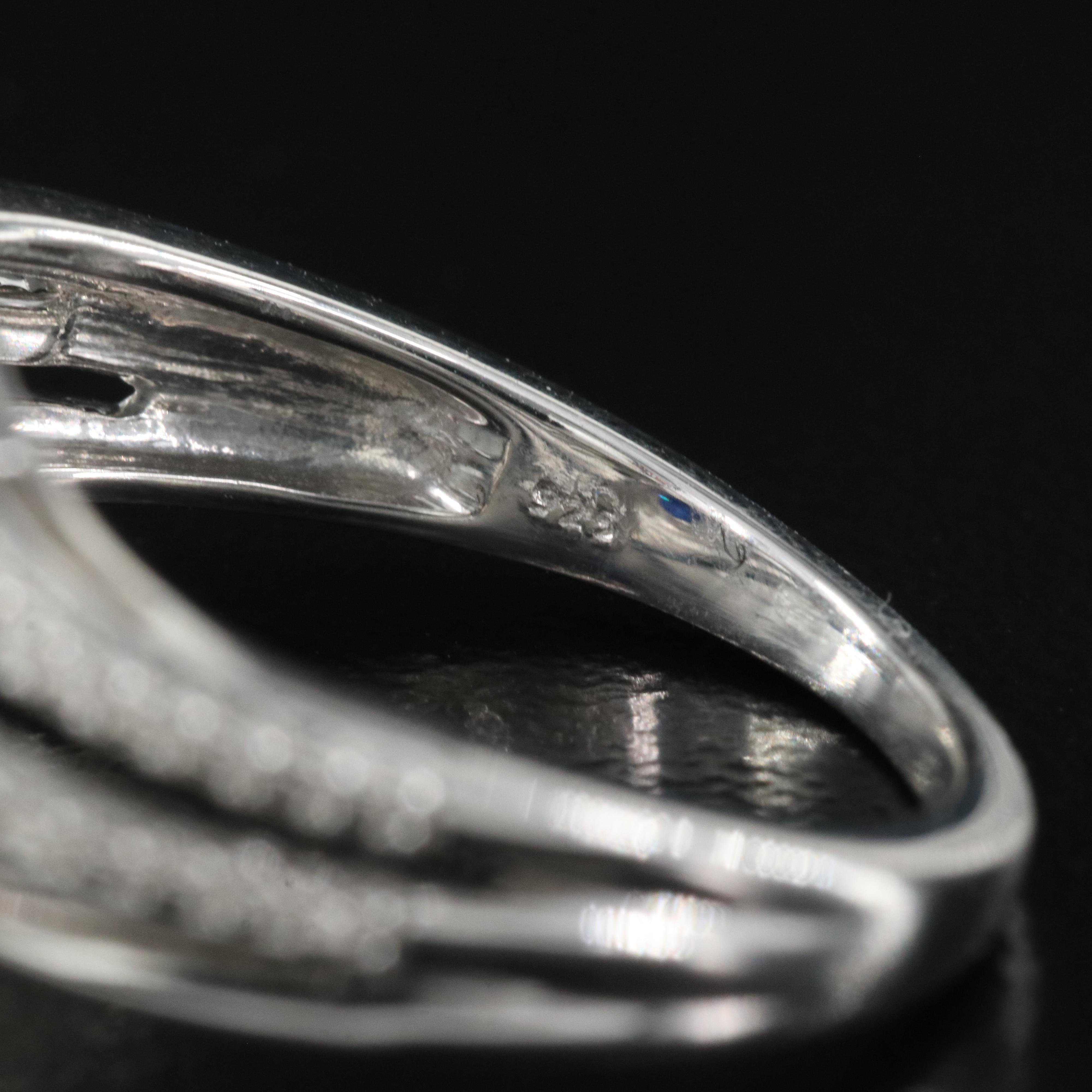 Sterling Sapphire Ring