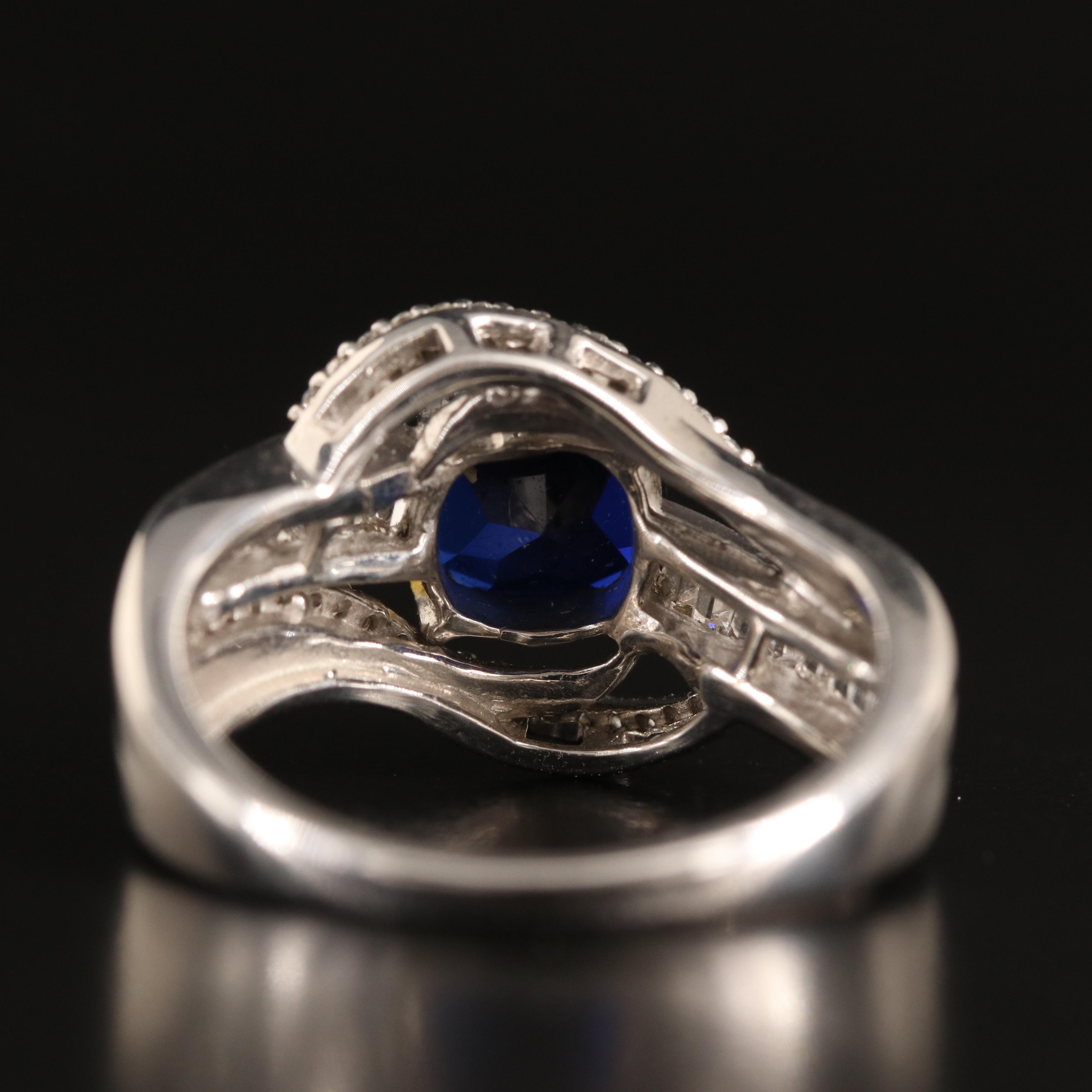 Sterling Sapphire Ring