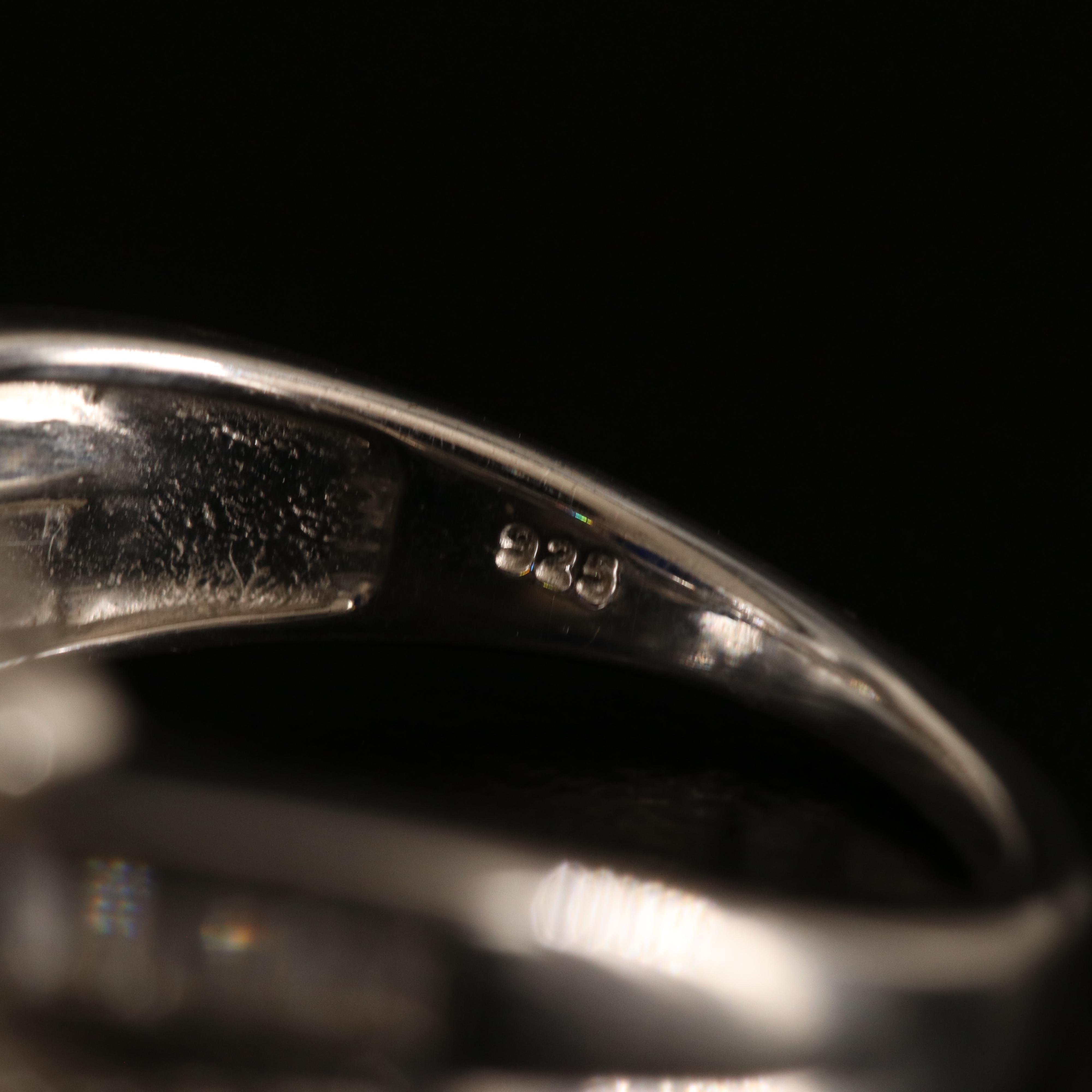 Sterling Sapphire Ring