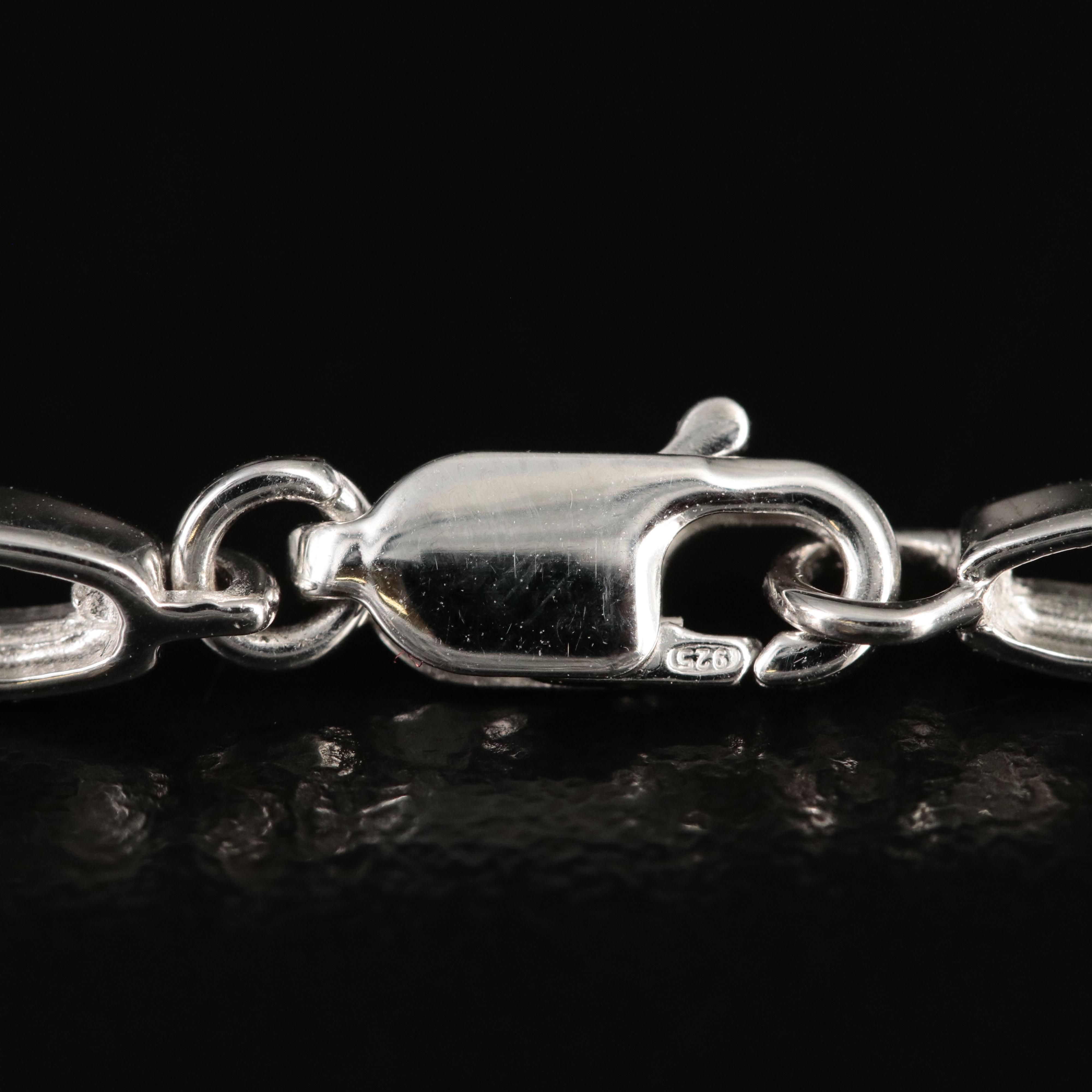 Sterling Morganite and Diamond Bracelet