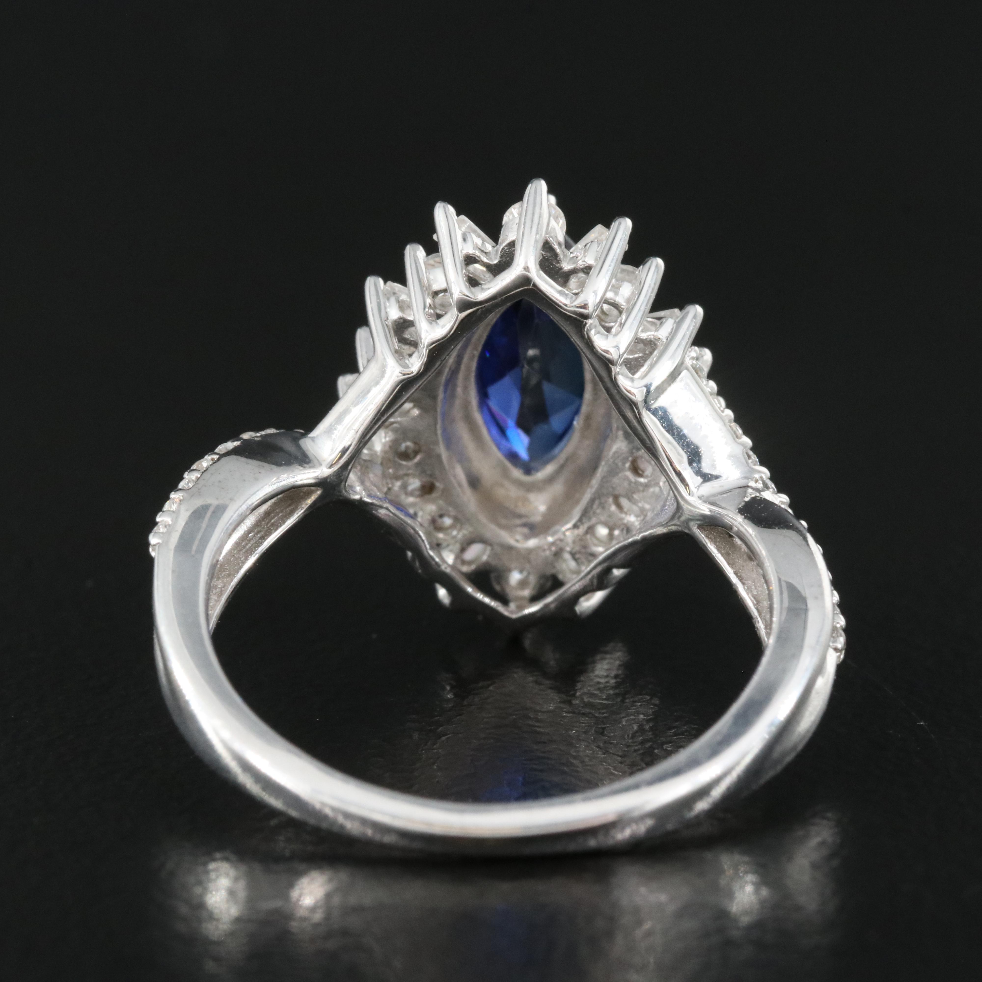 Sterling Sapphire Ring