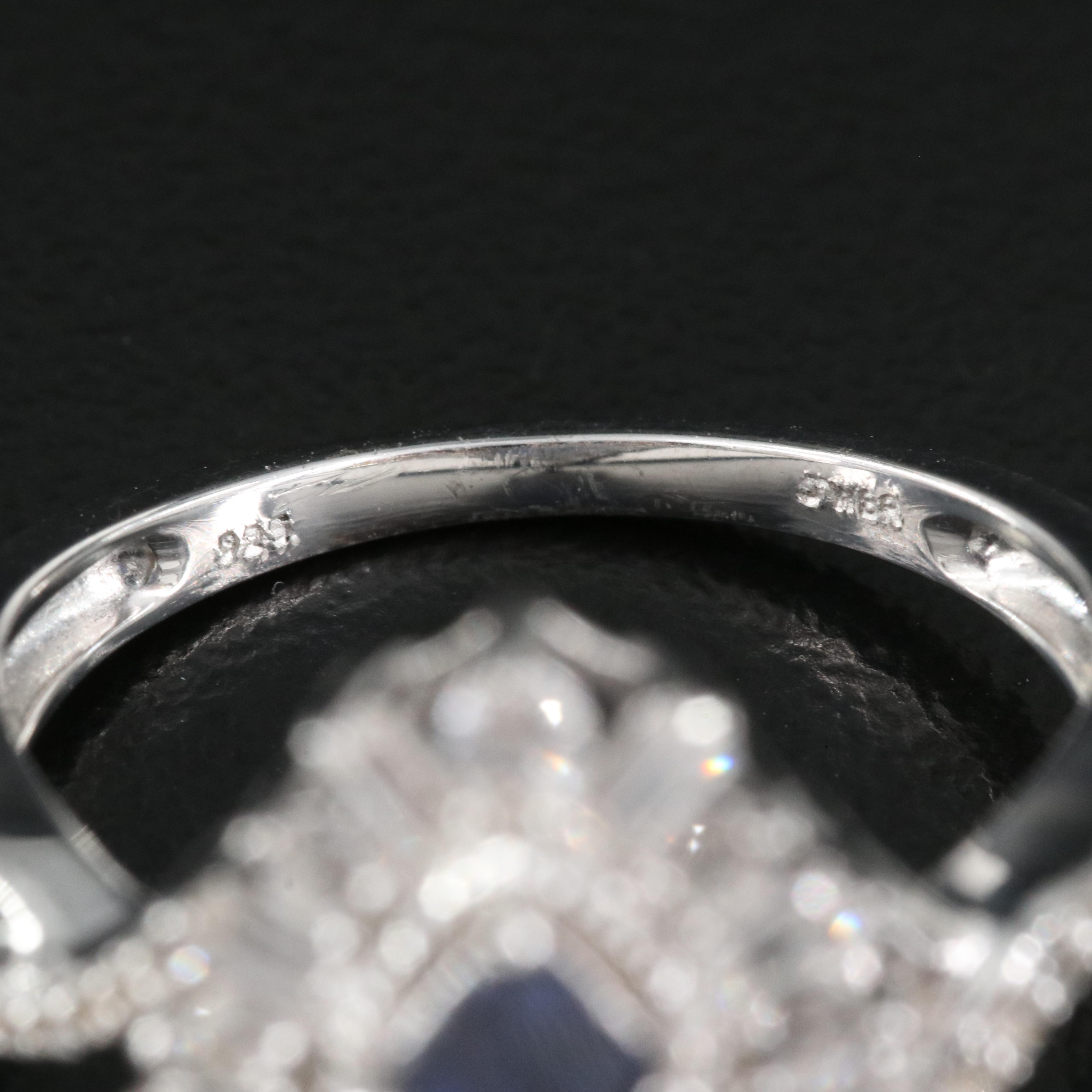 Sterling Sapphire Ring