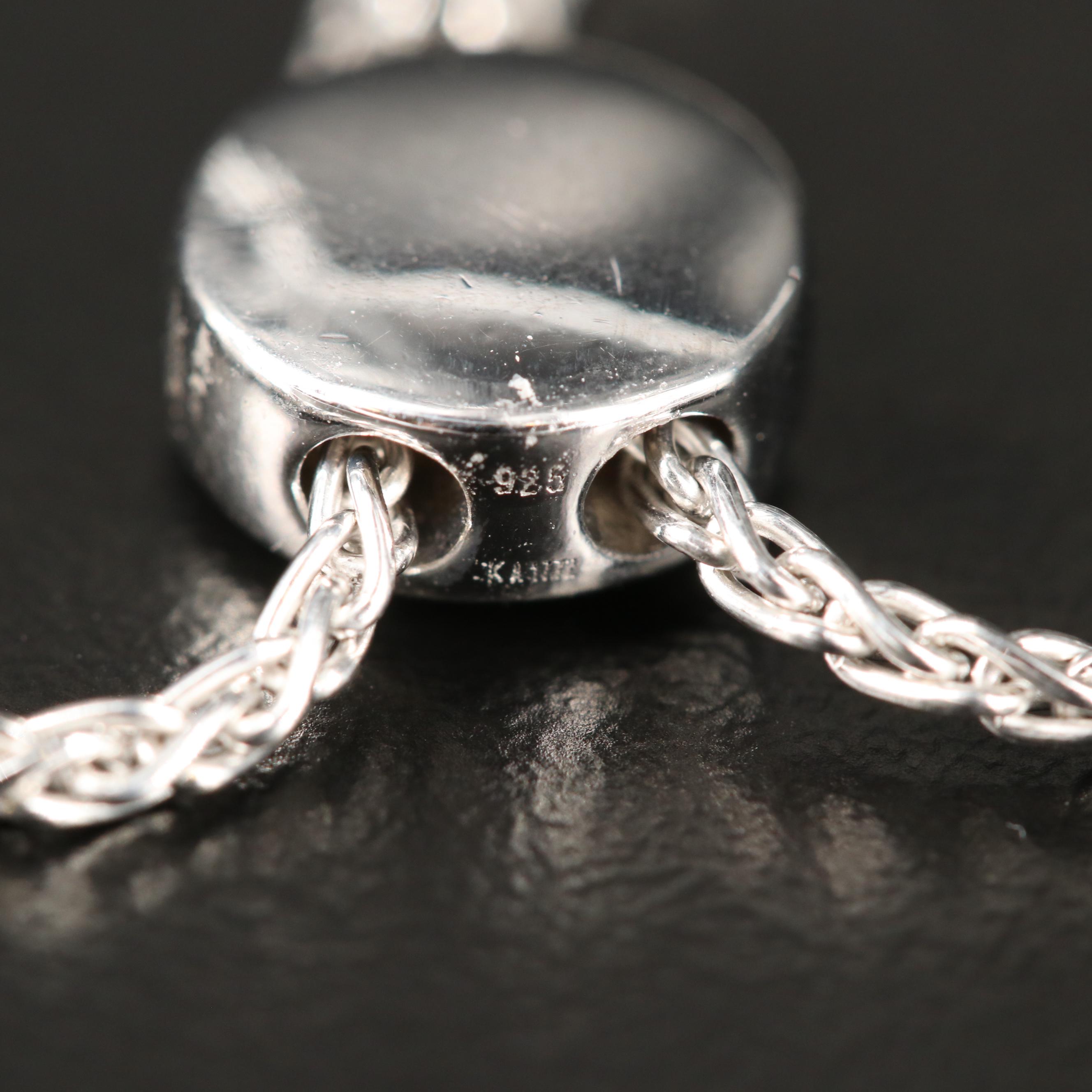 Sterling Sapphire Bracelet with 10K Rose Gold Accents