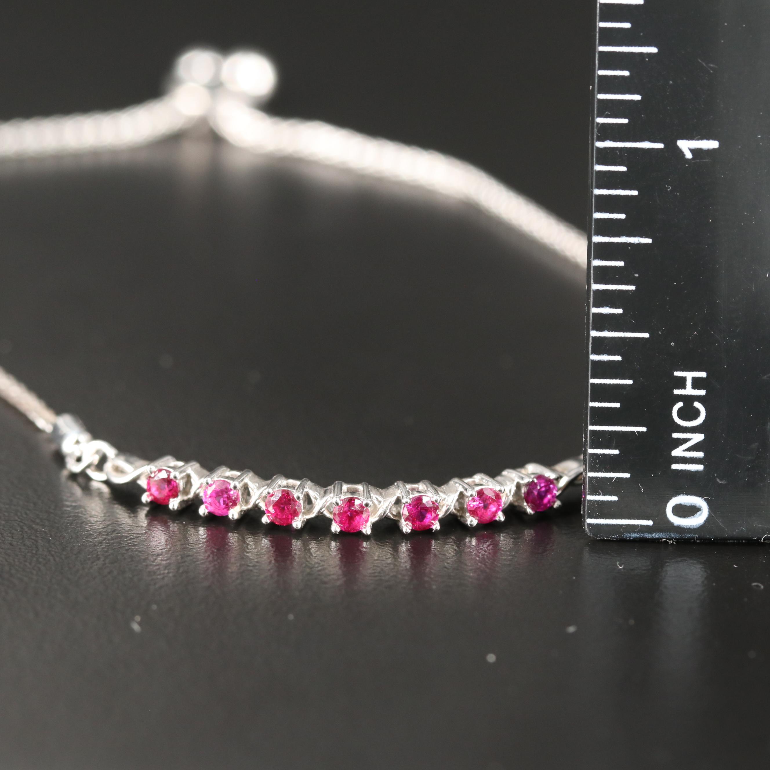 Sterling Ruby Bracelet
