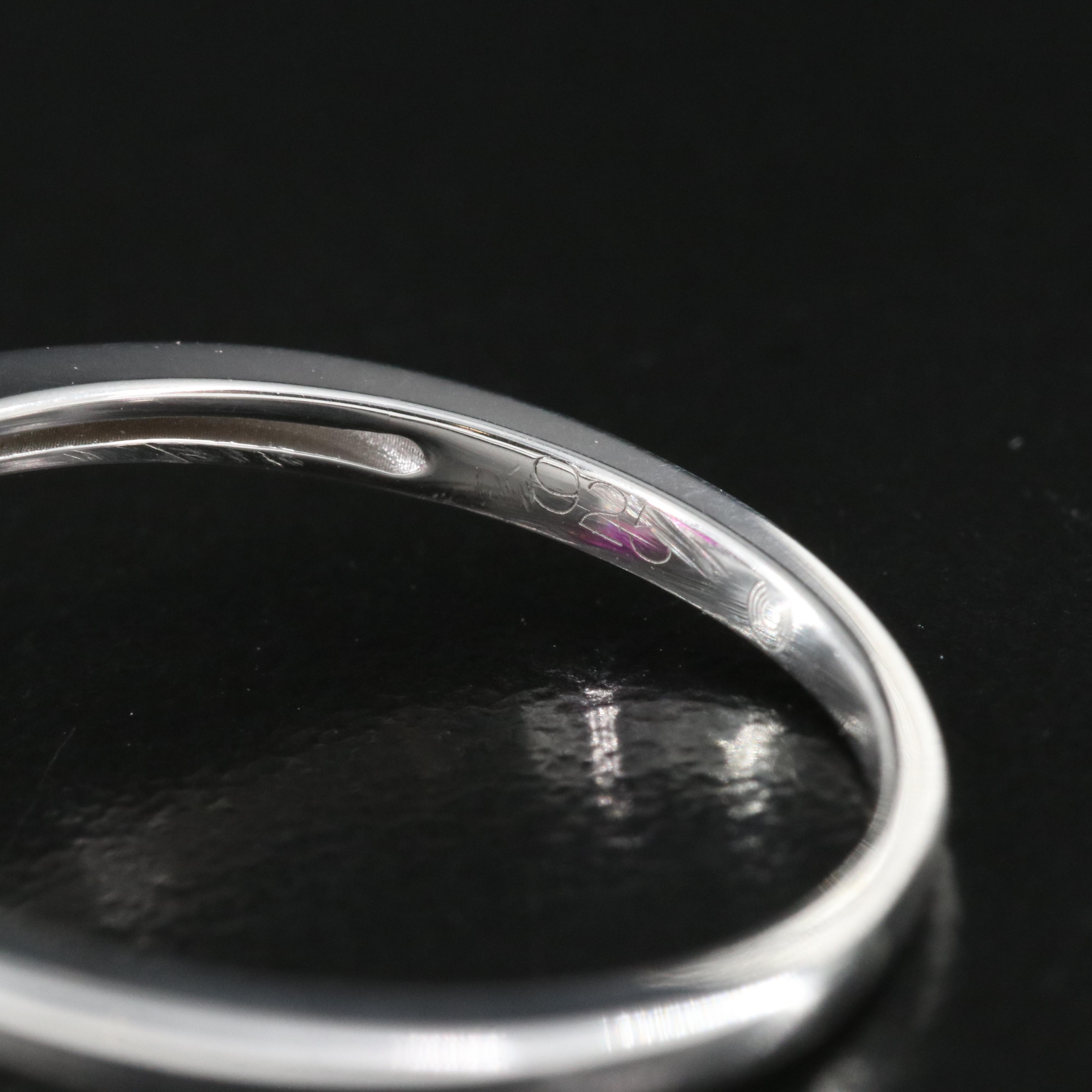 Sterling Ruby and Topaz Ring