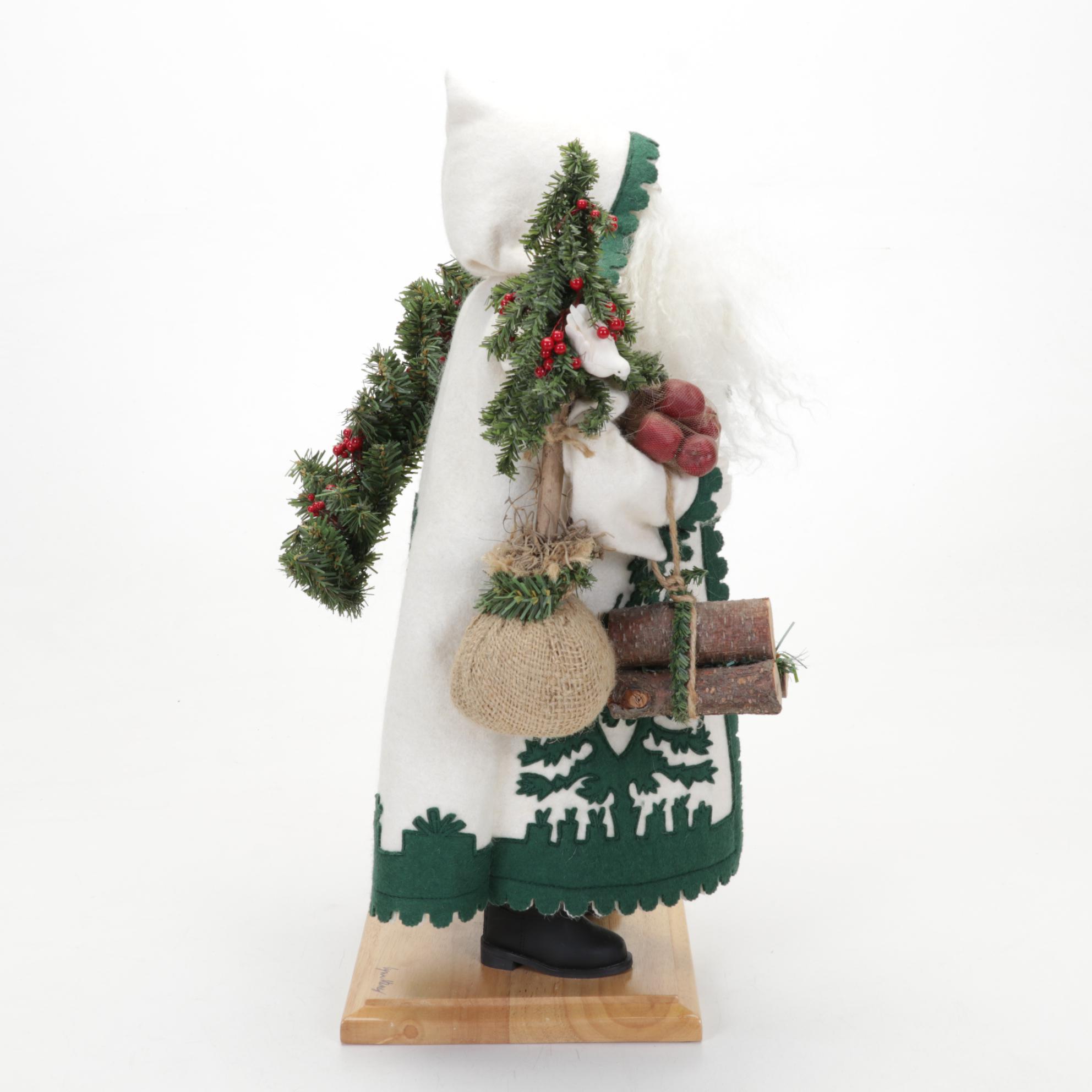 Lynn Haney Collection "Oh Christmas Tree ... " Santa Figurine, 2001