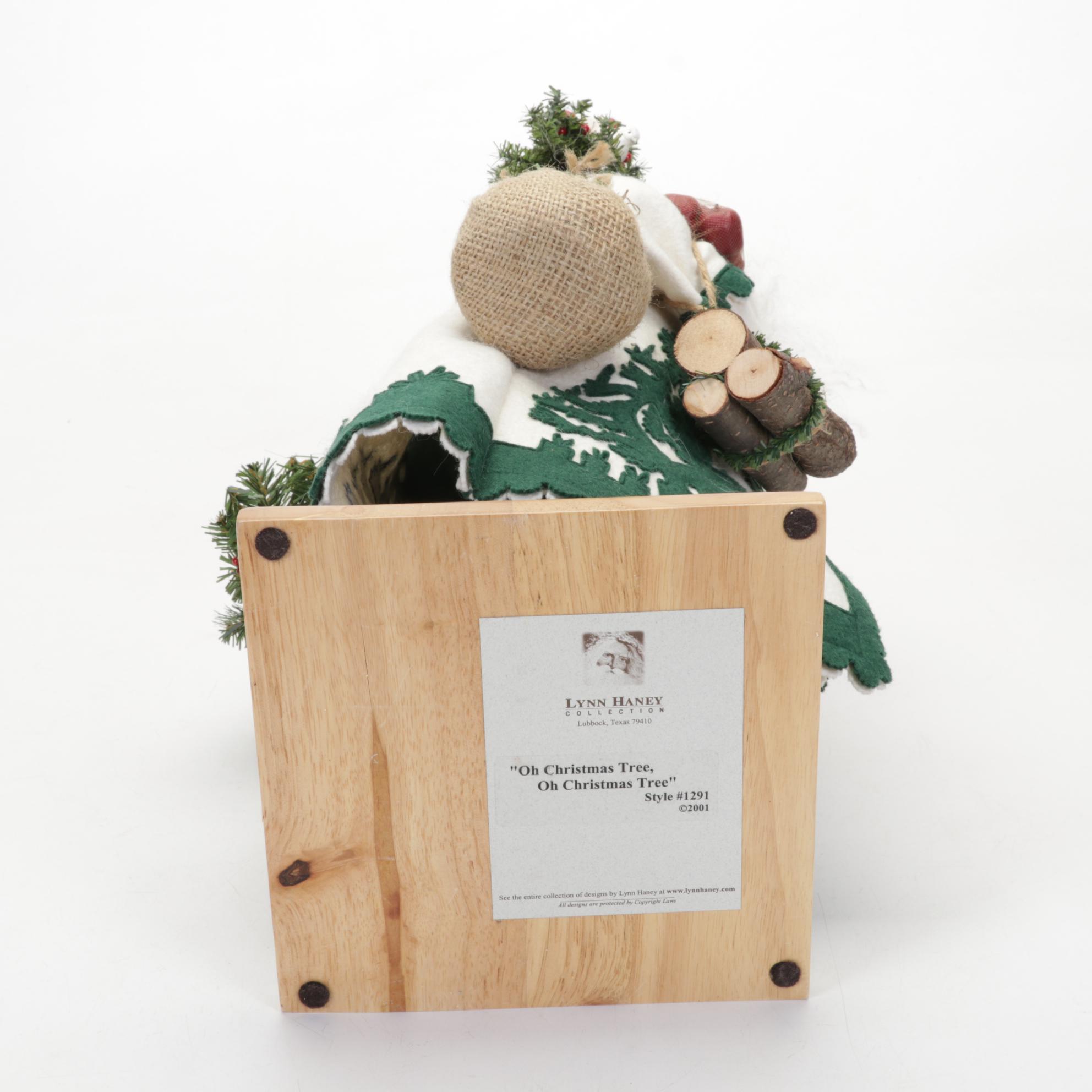 Lynn Haney Collection "Oh Christmas Tree ... " Santa Figurine, 2001
