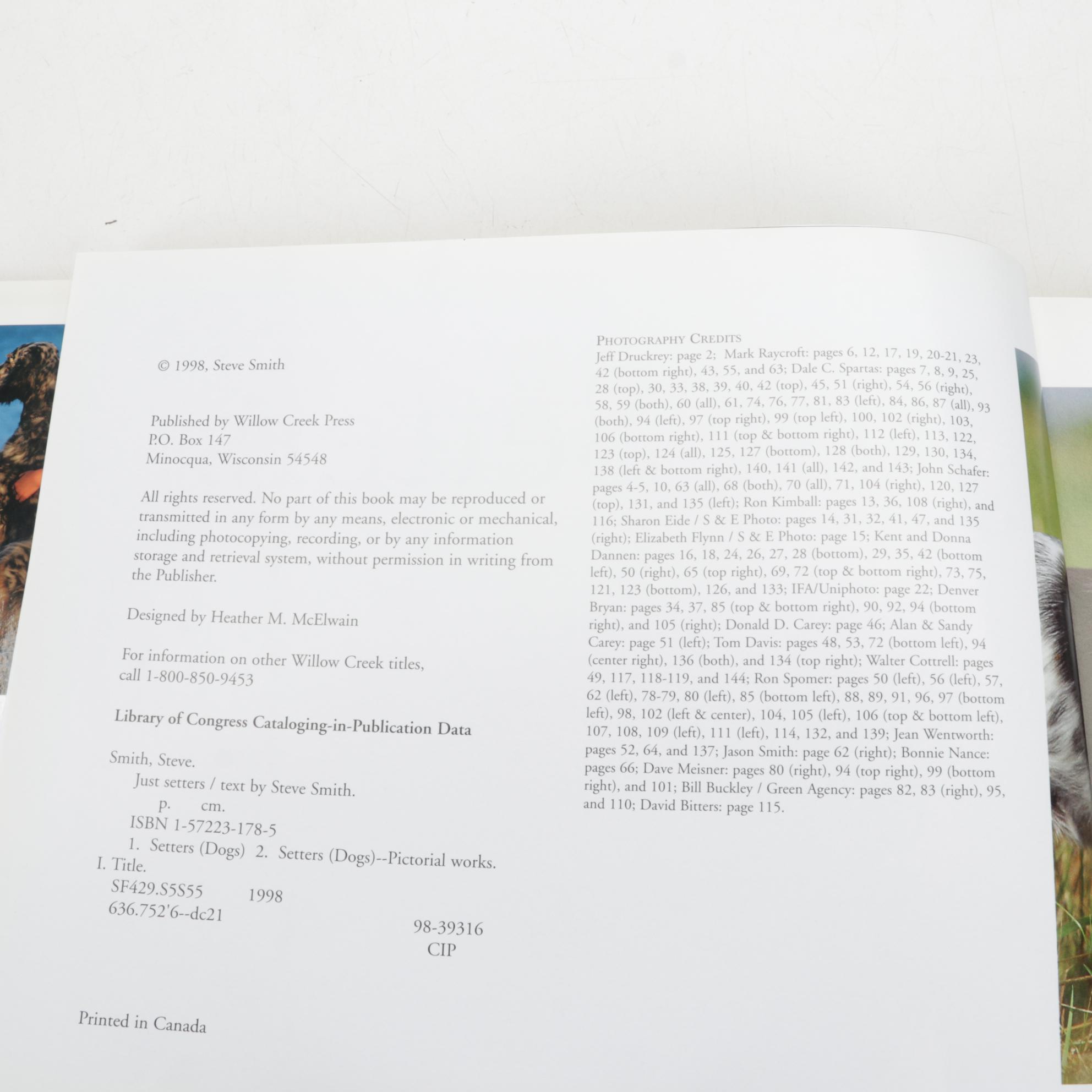 Dog, Bird, and Other Animal Books Featuring "The Complete Book of the Dog"