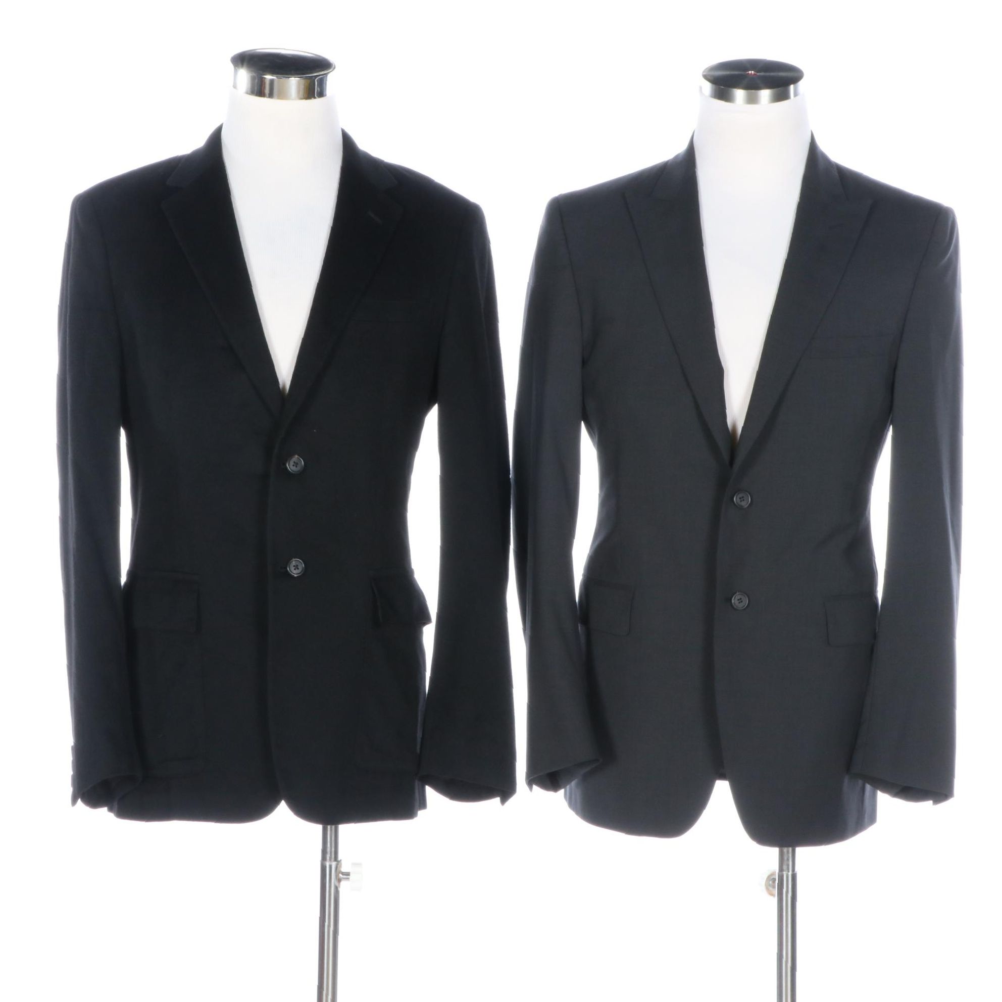 Men's Prada Cashmere Sport Coat Blazer and Wool Suit Jacket