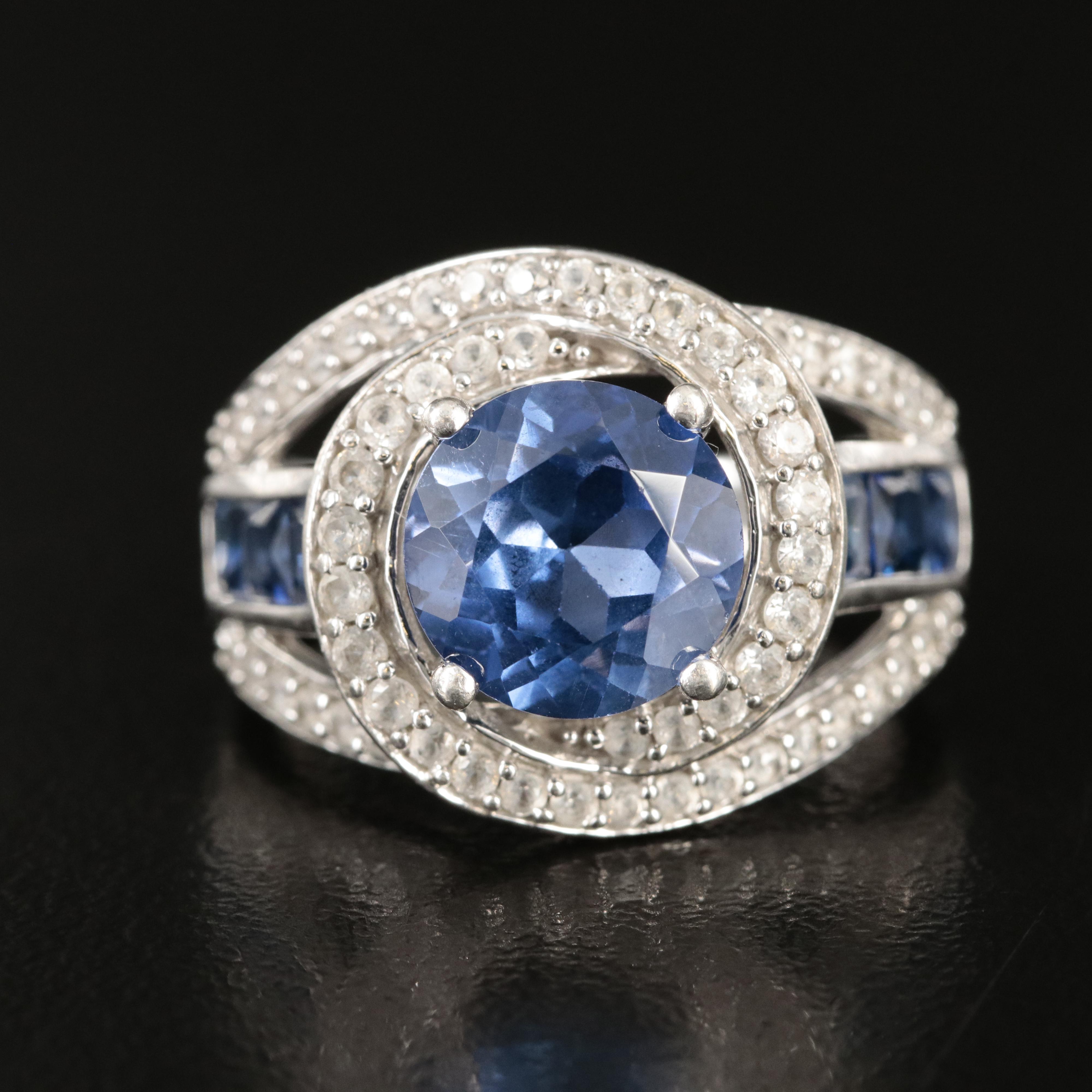 Sterling Sapphire Ring