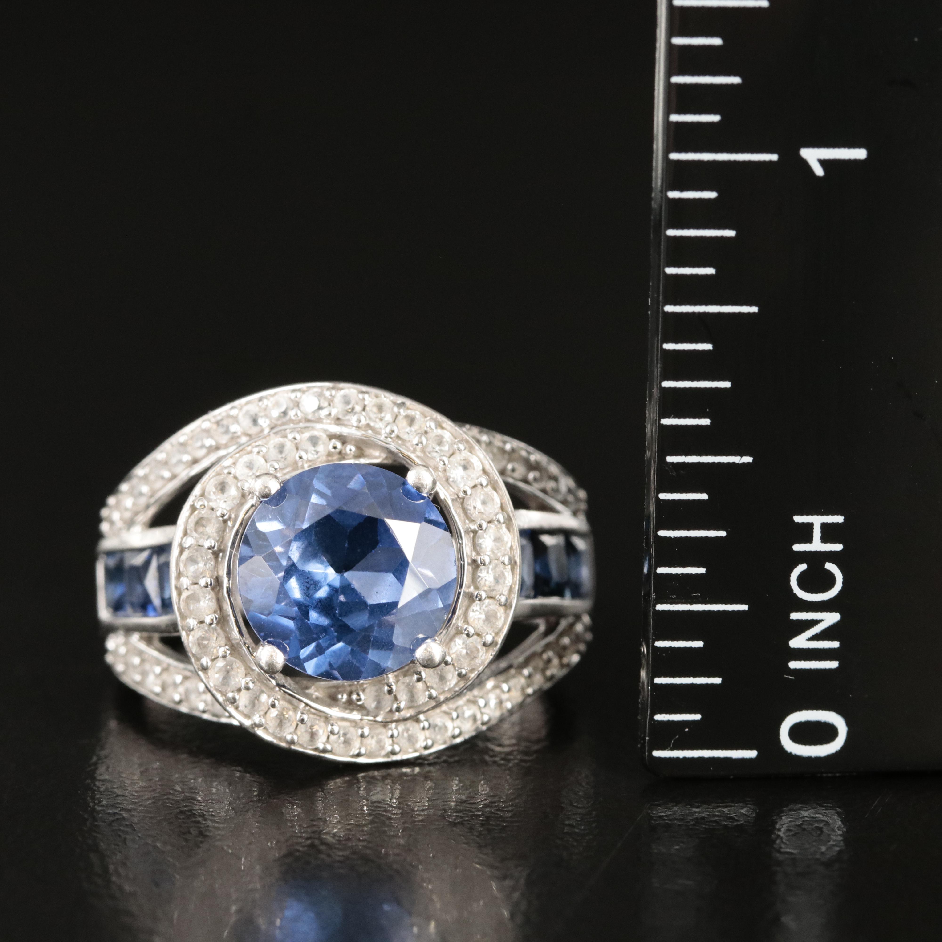 Sterling Sapphire Ring
