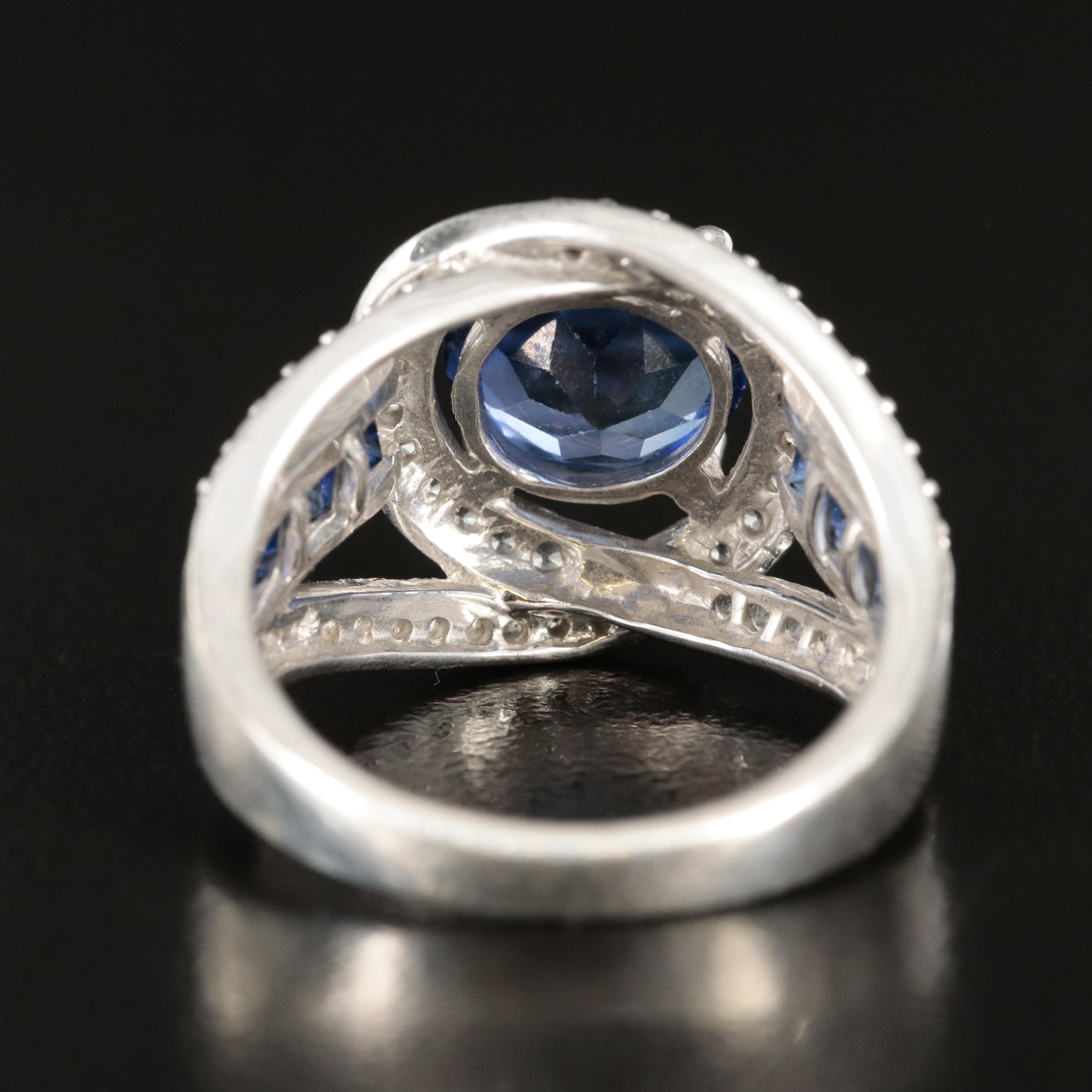 Sterling Sapphire Ring