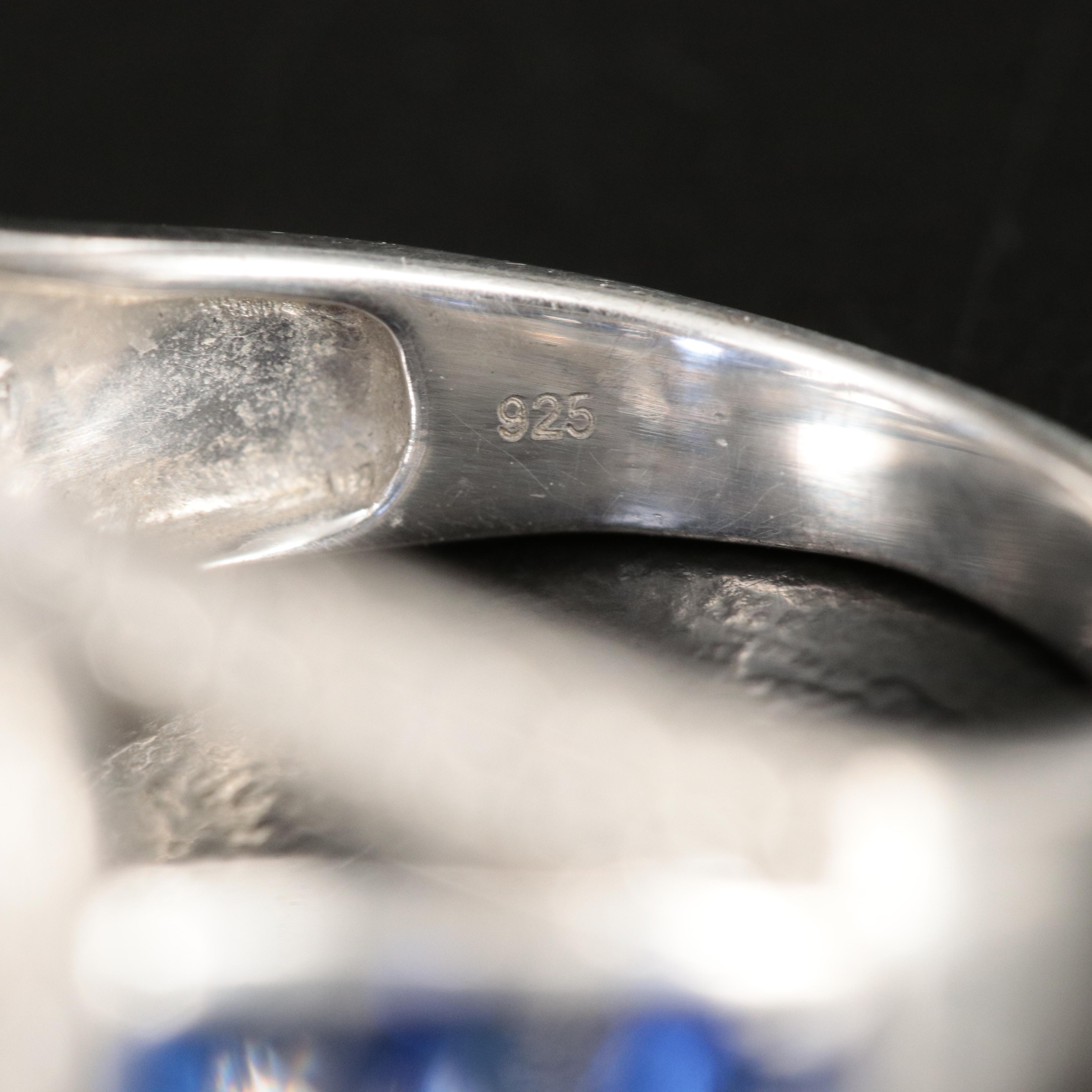 Sterling Sapphire Ring