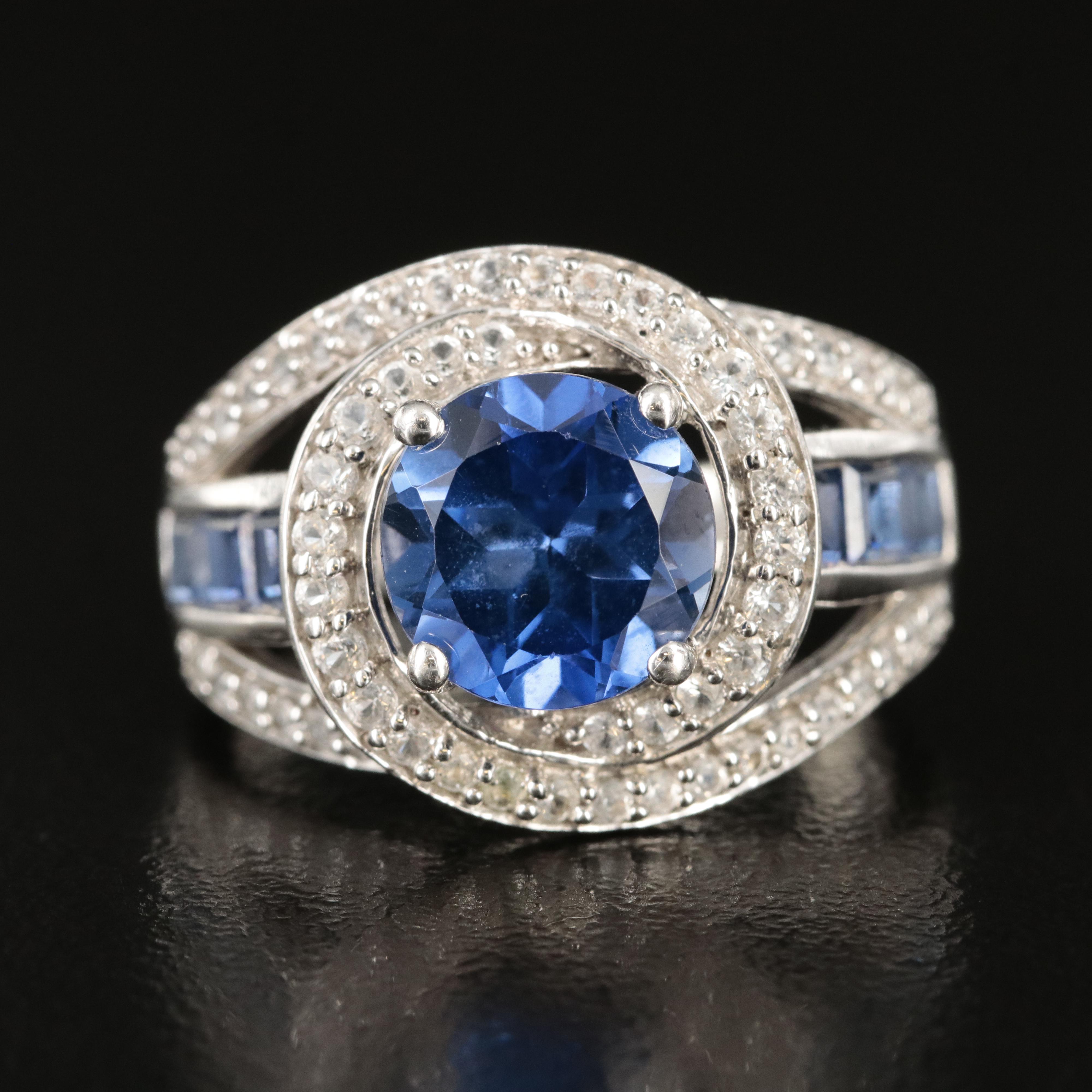 Sterling Sapphire Ring