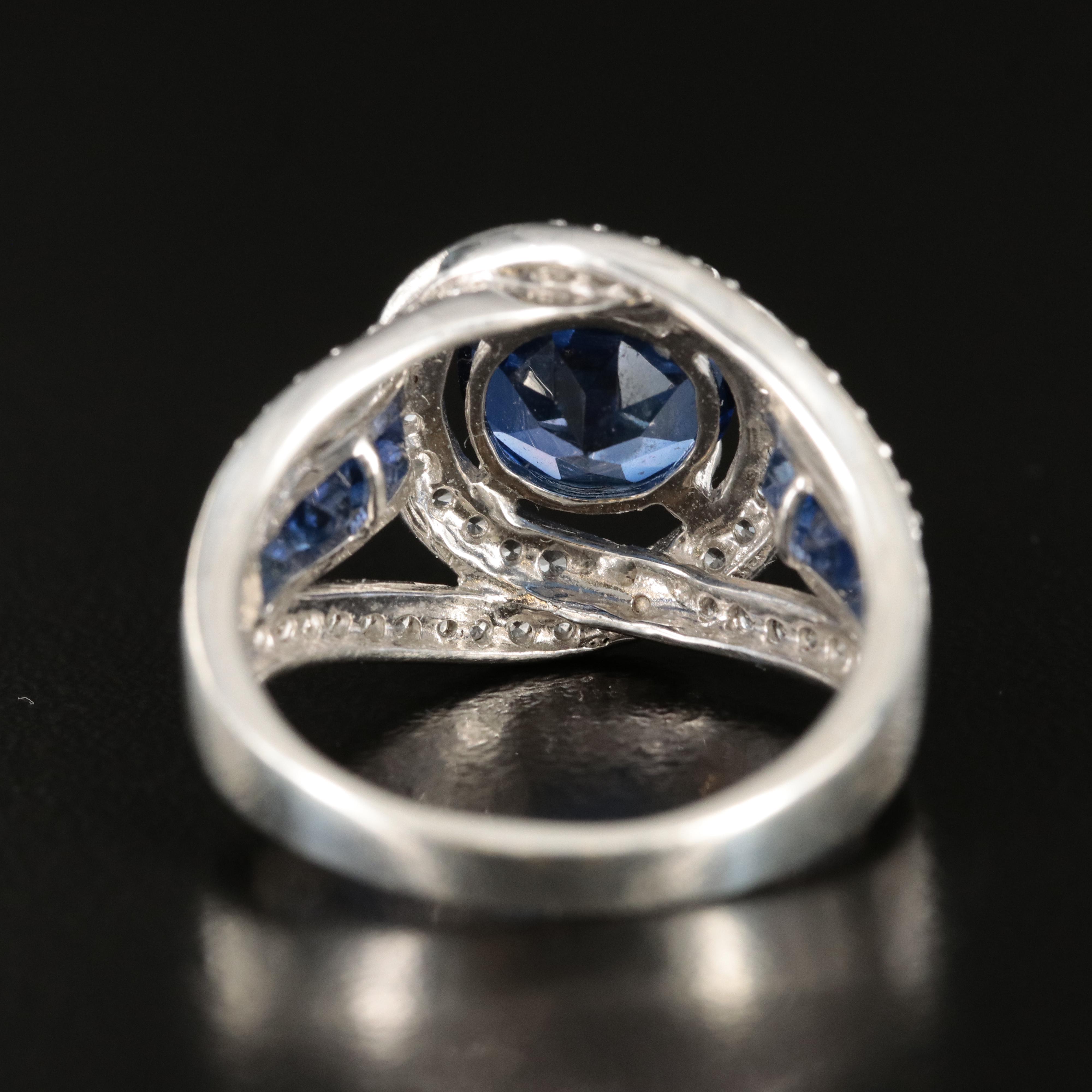 Sterling Sapphire Ring
