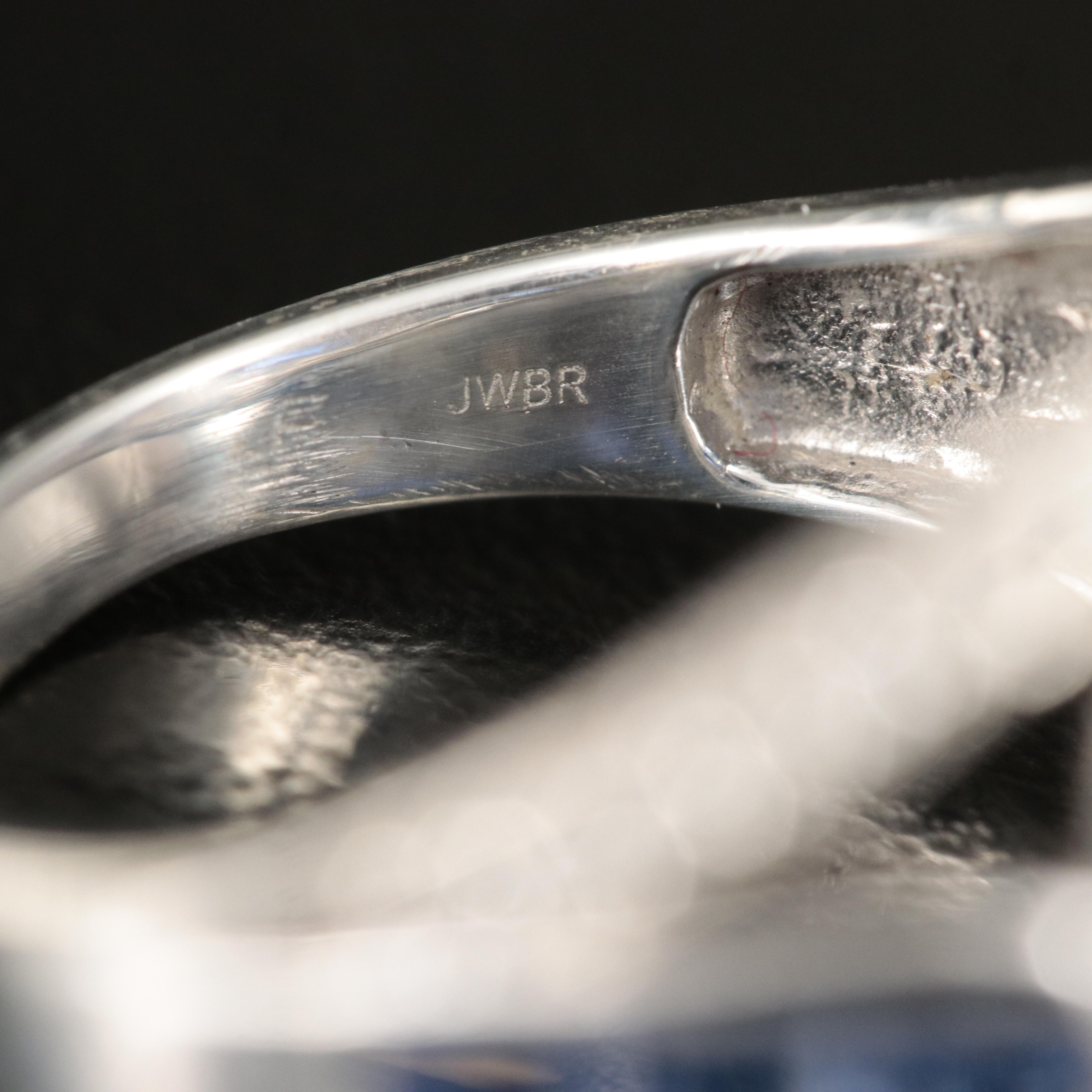 Sterling Sapphire Ring