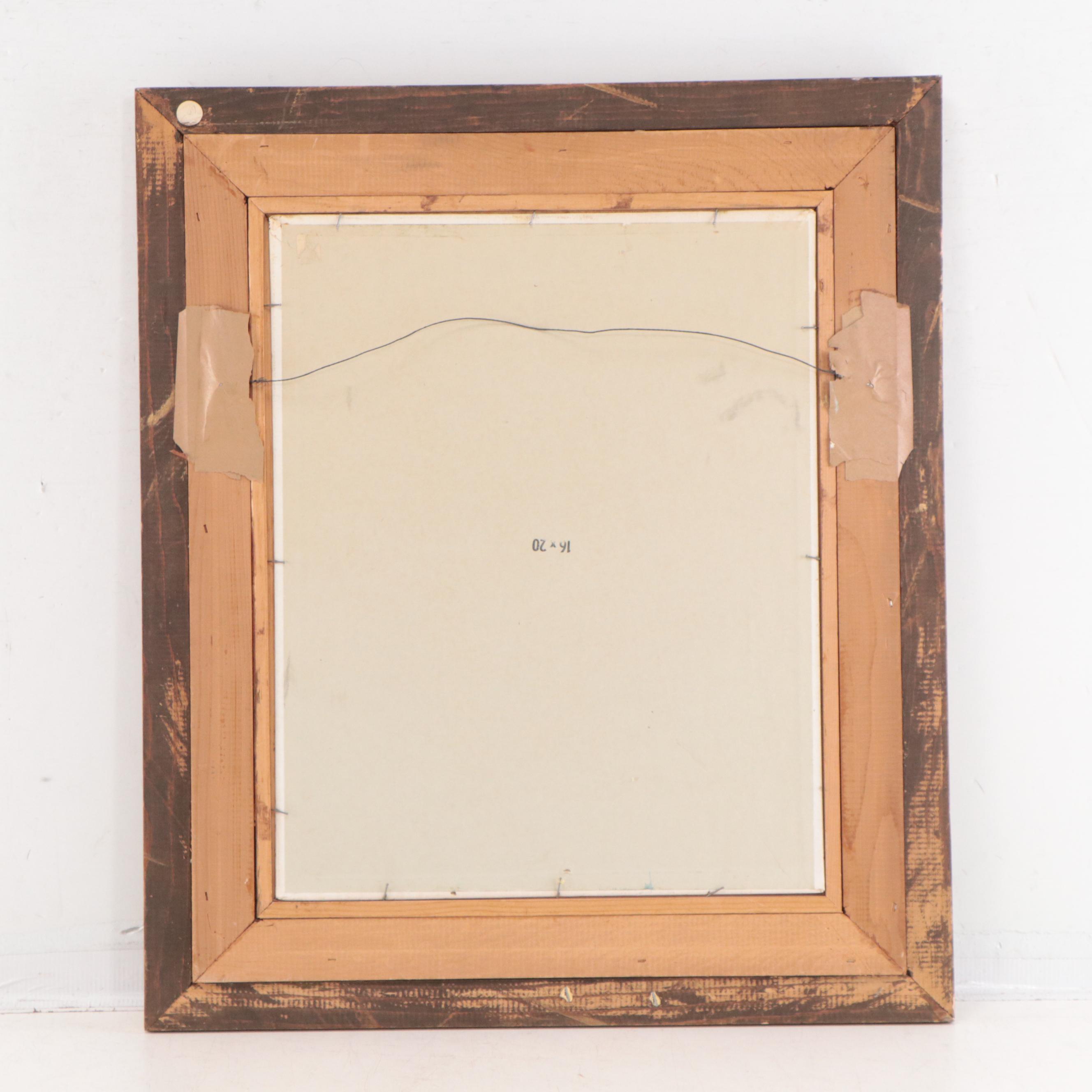 Kathy Dunn Mixed Media Painting of Still Life With Daffodils, Circa 1960