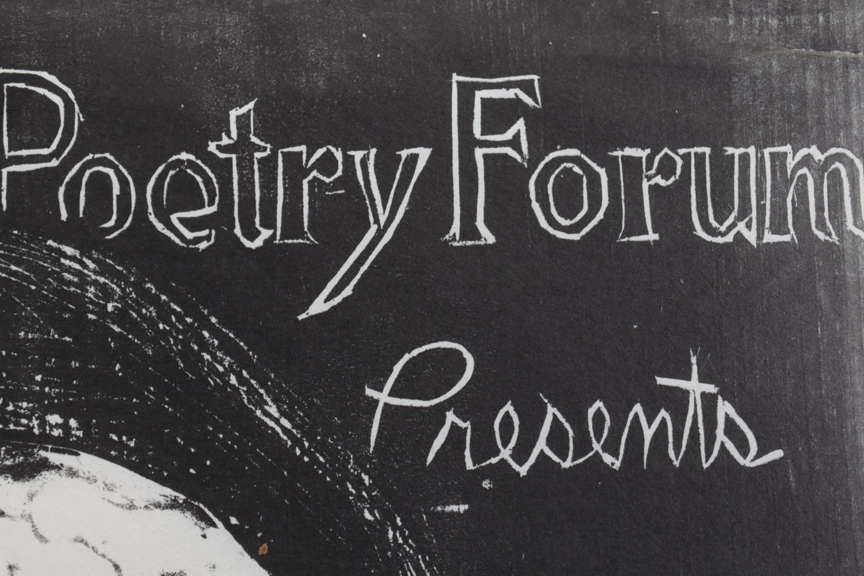 Sidney Chafetz Woodcut "Robert Lowell," 1967