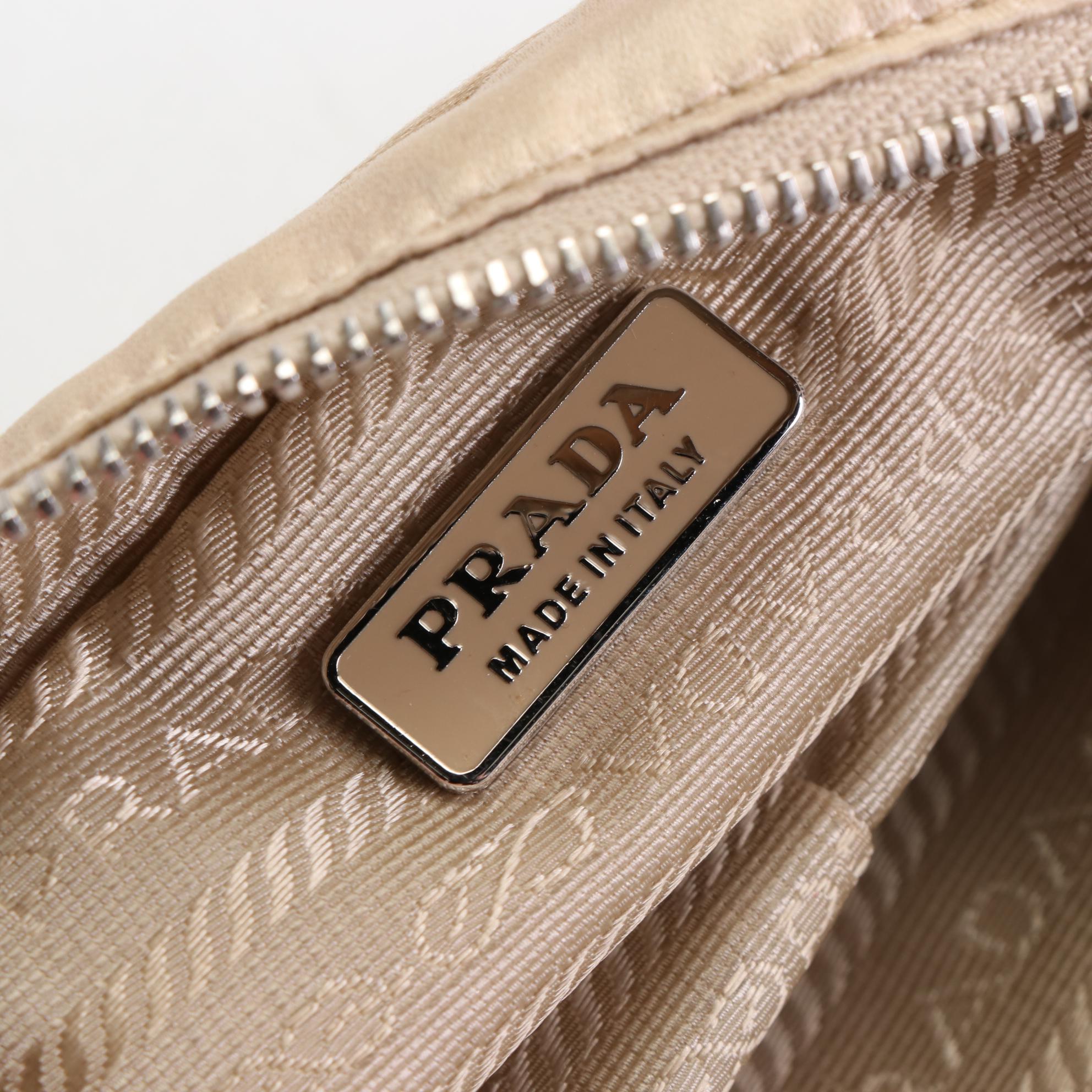 Prada Small Zip Pouch in Satin