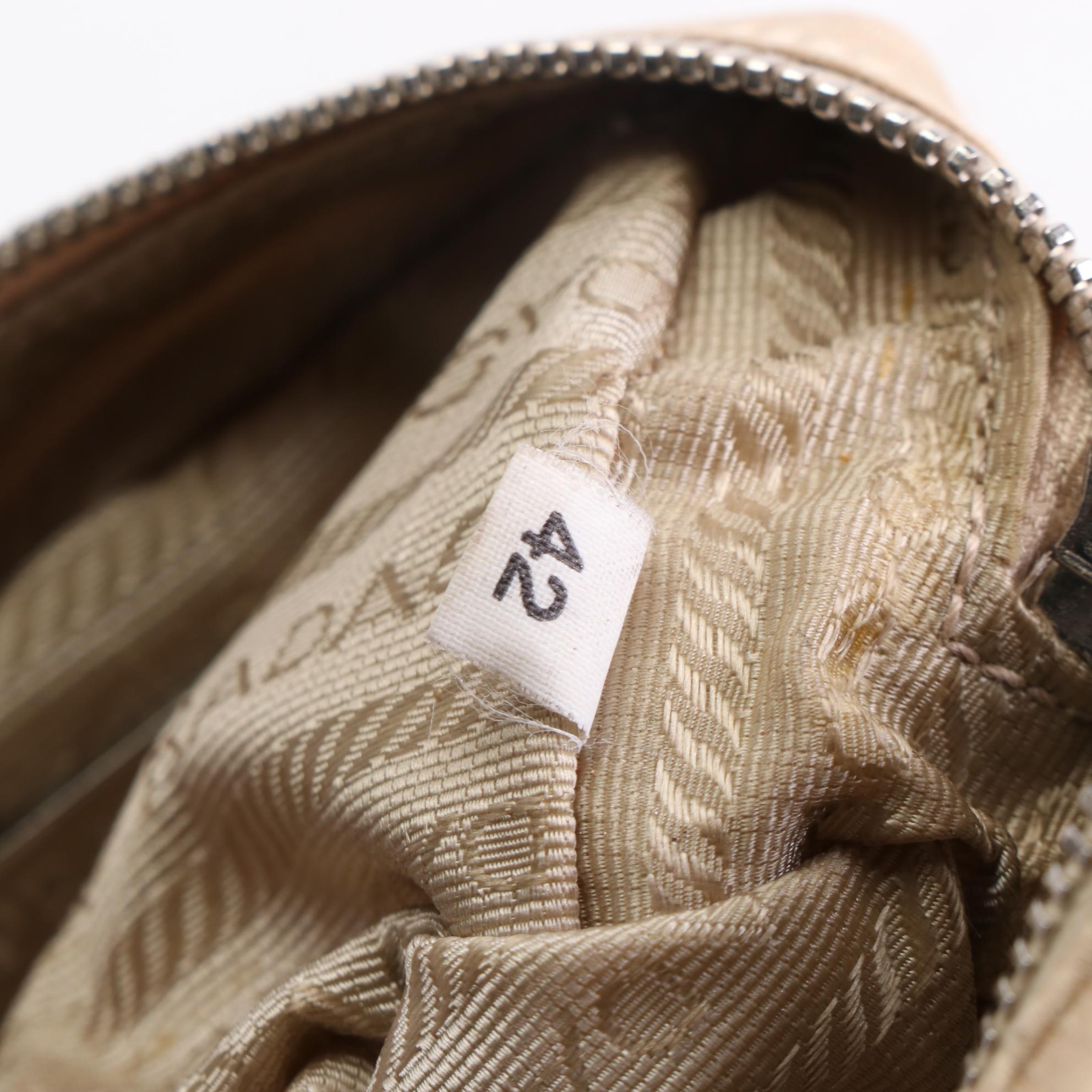 Prada Small Zip Pouch in Satin