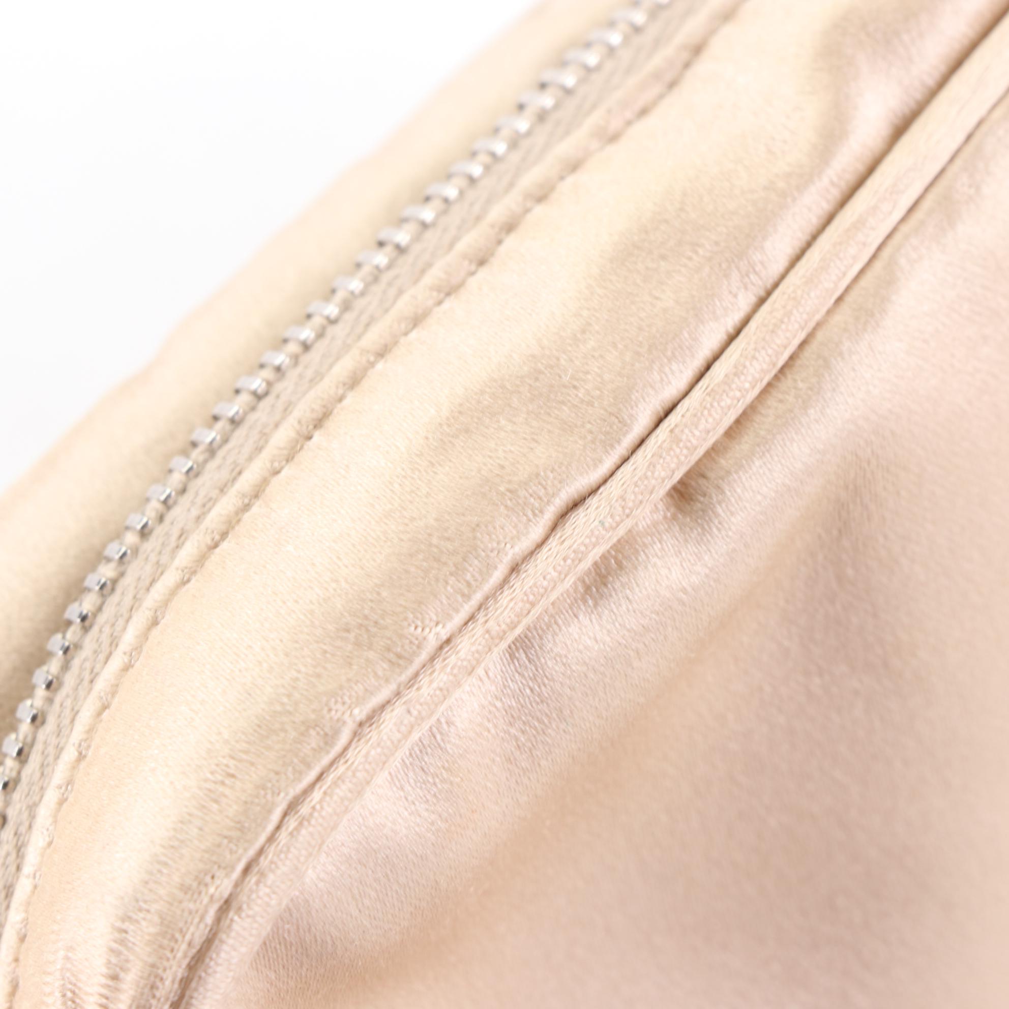 Prada Small Zip Pouch in Satin