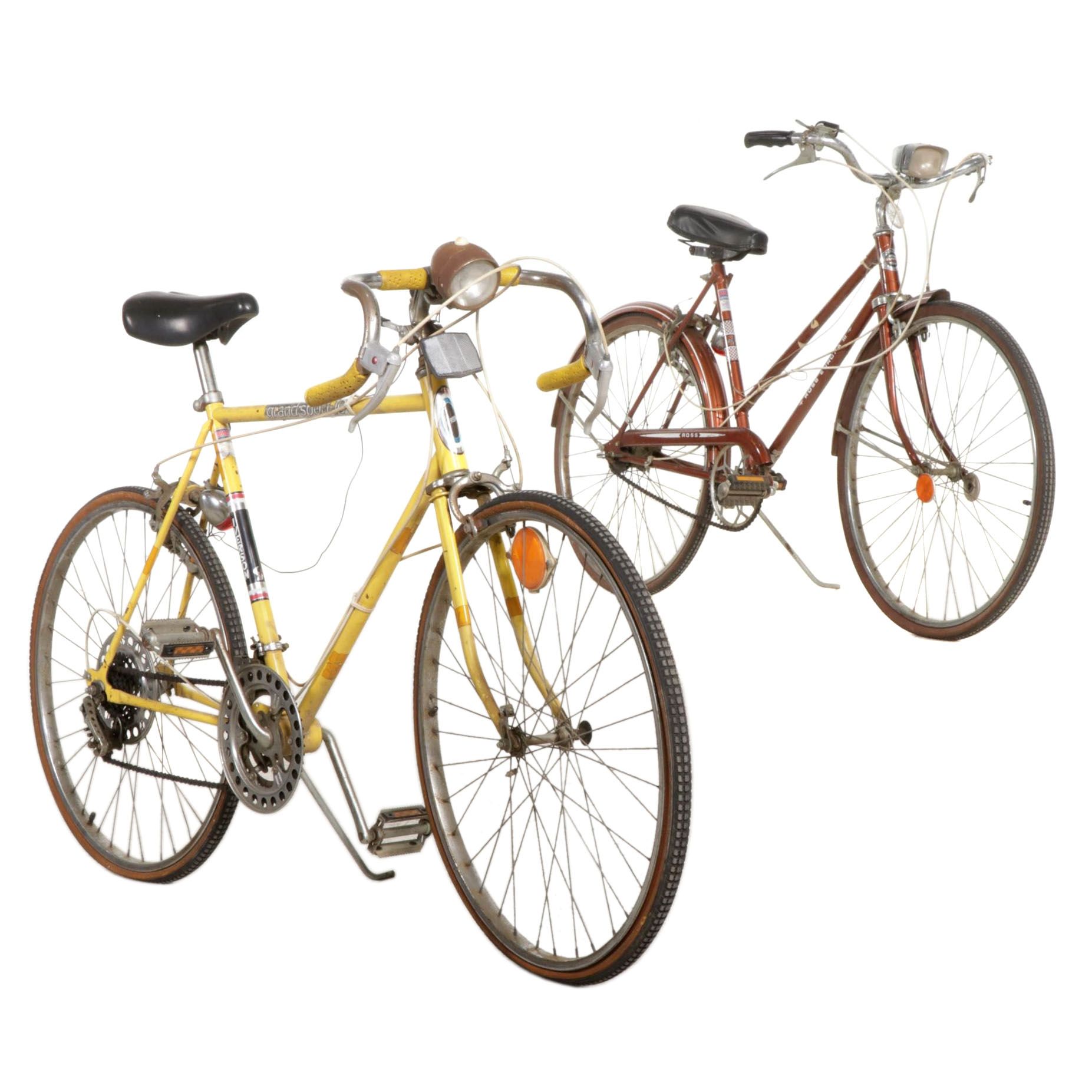 Ross "Europa III" 3-Speed Bicycle and Iverson "Grand Sport 10" 10-Speed Bicycle