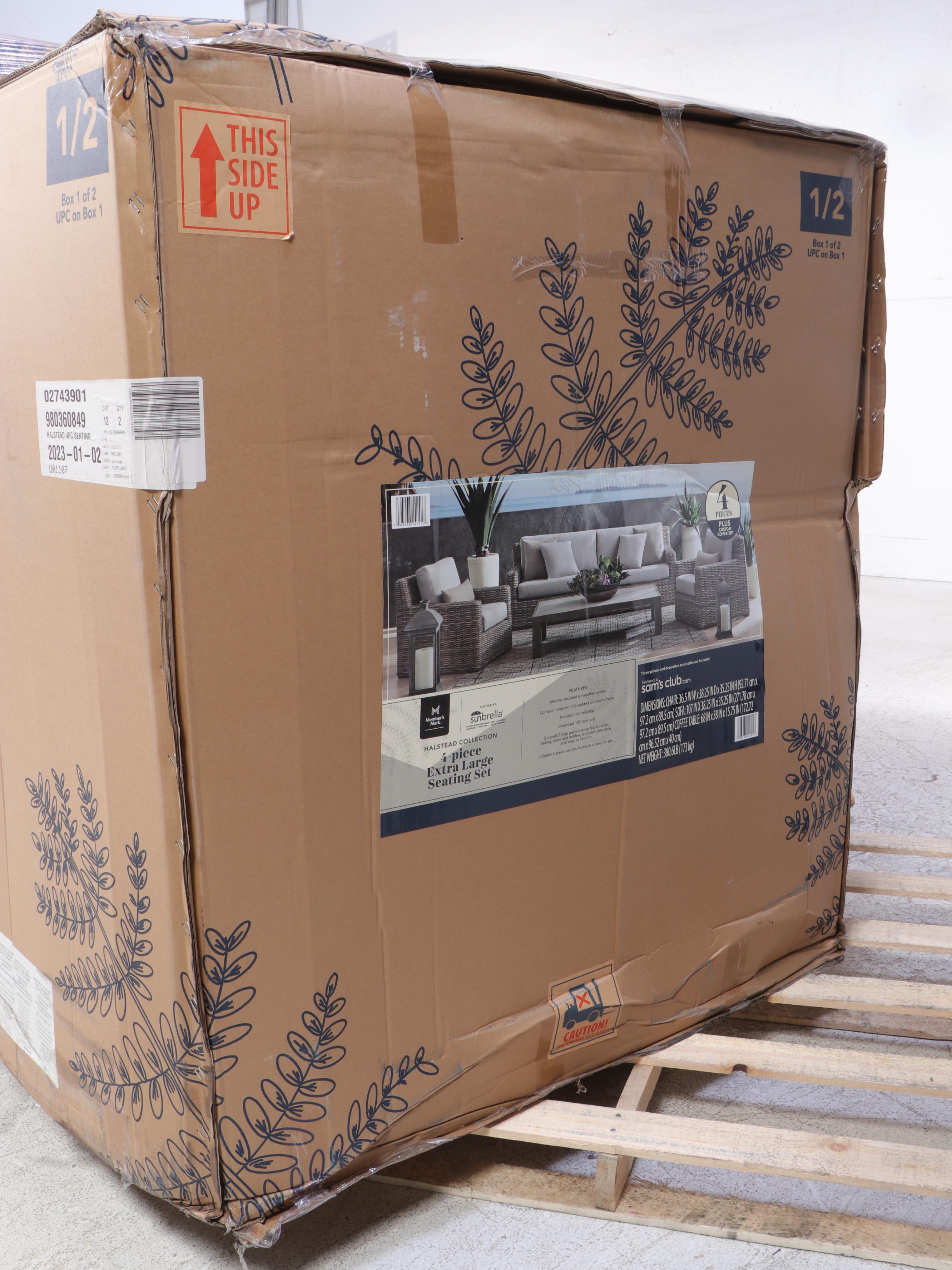 Member's Mark Halstead 4-Piece Seating Set