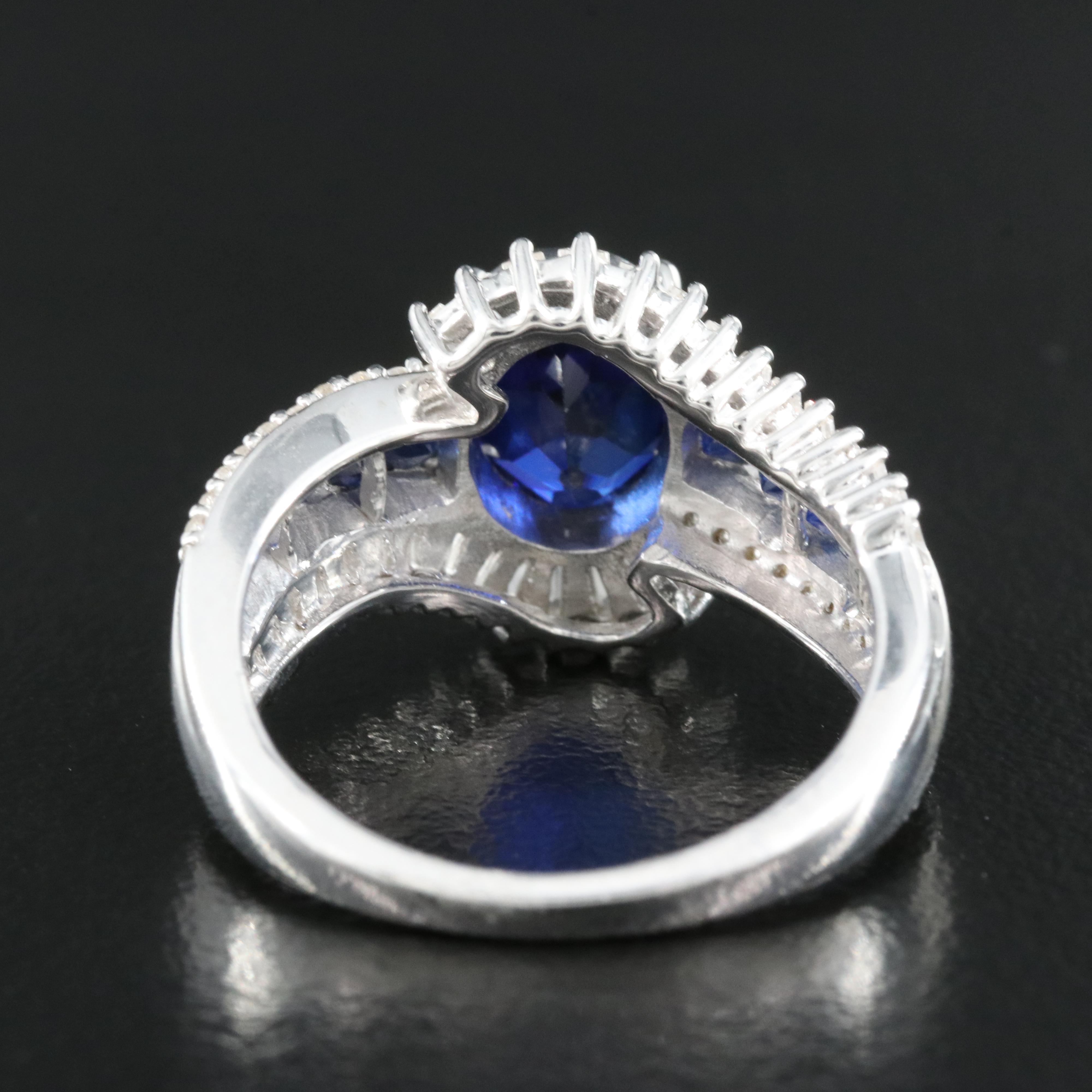 Sterling Sapphire Ring