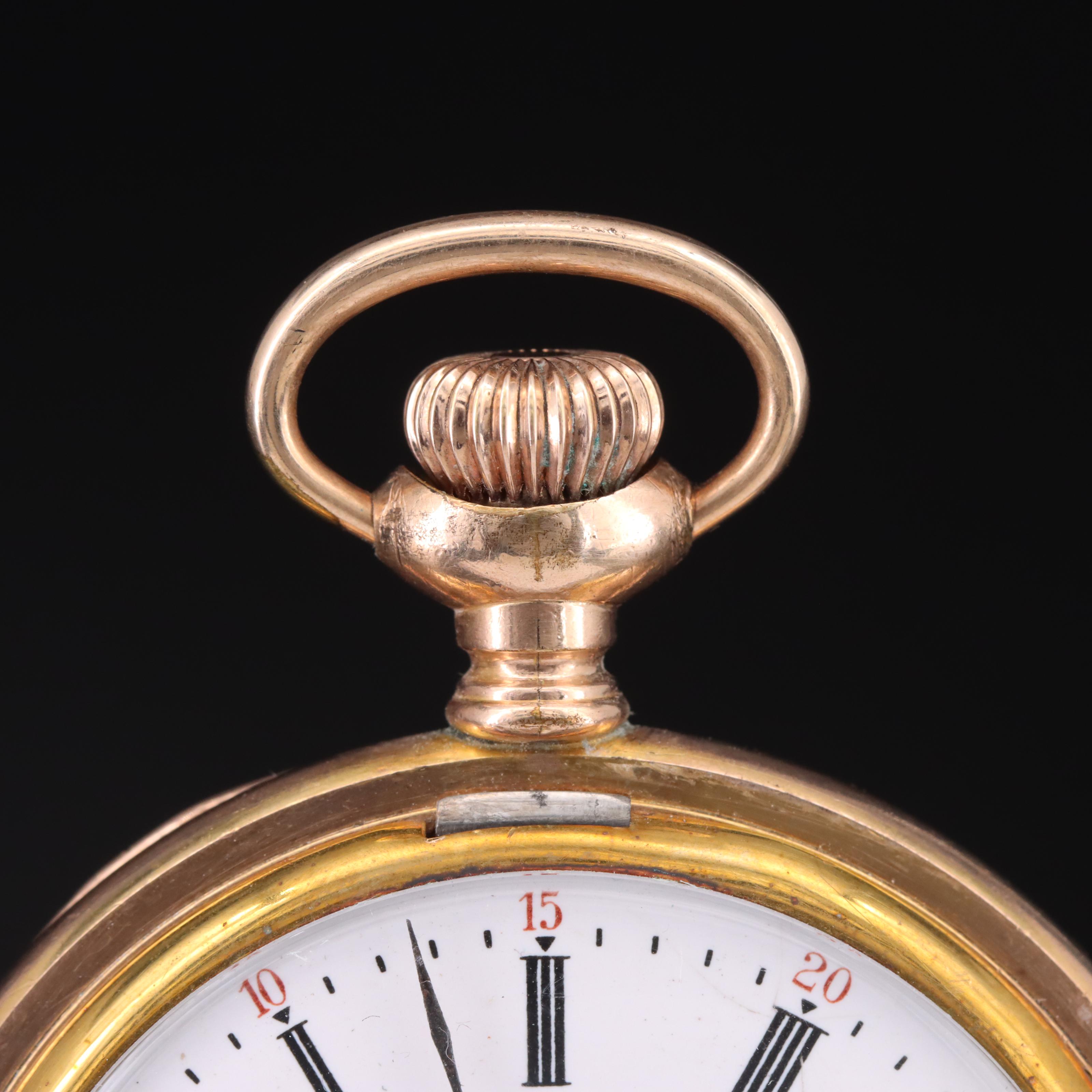 1905 Elgin Gold-Filled Hunting Case Pocket Watch