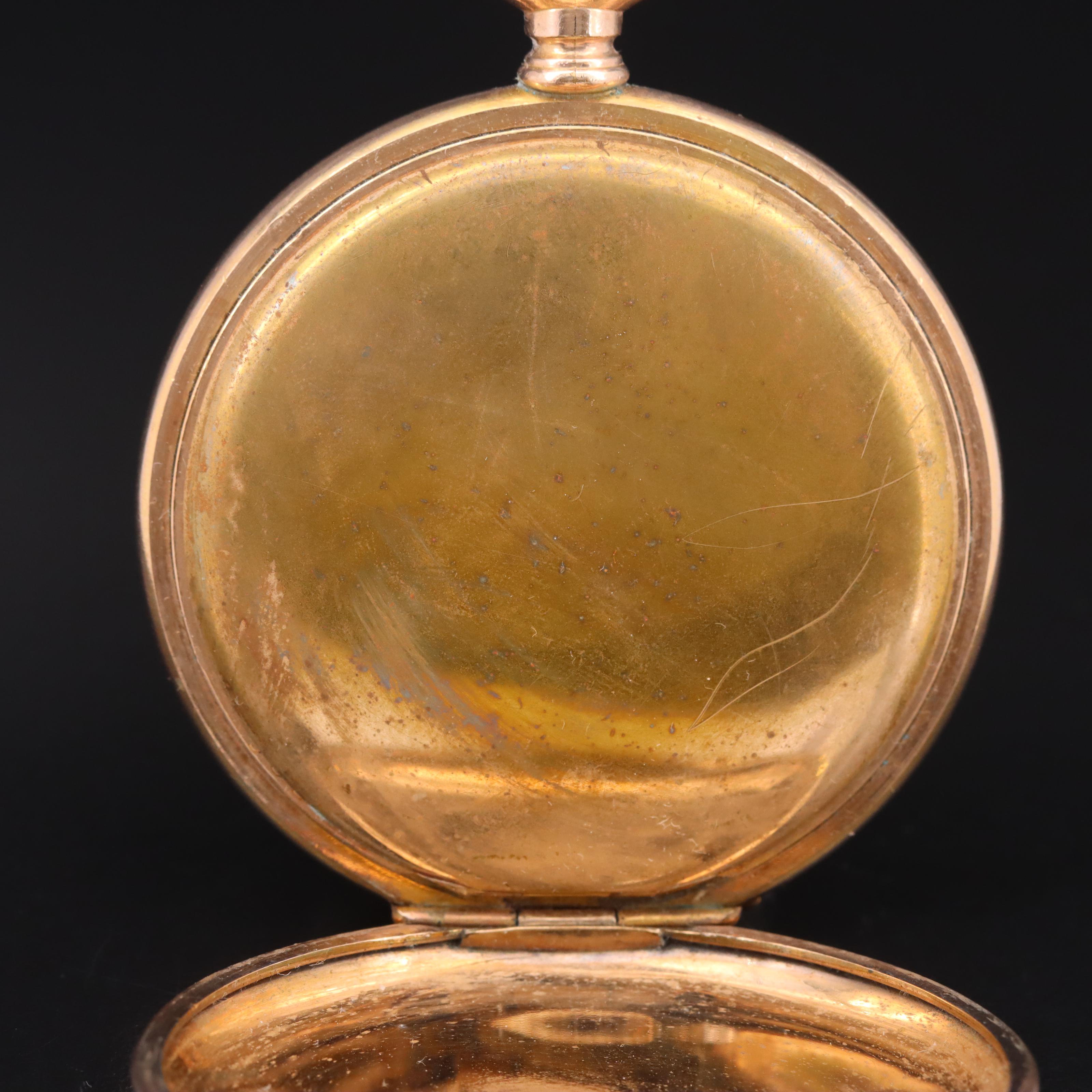 1905 Elgin Gold-Filled Hunting Case Pocket Watch