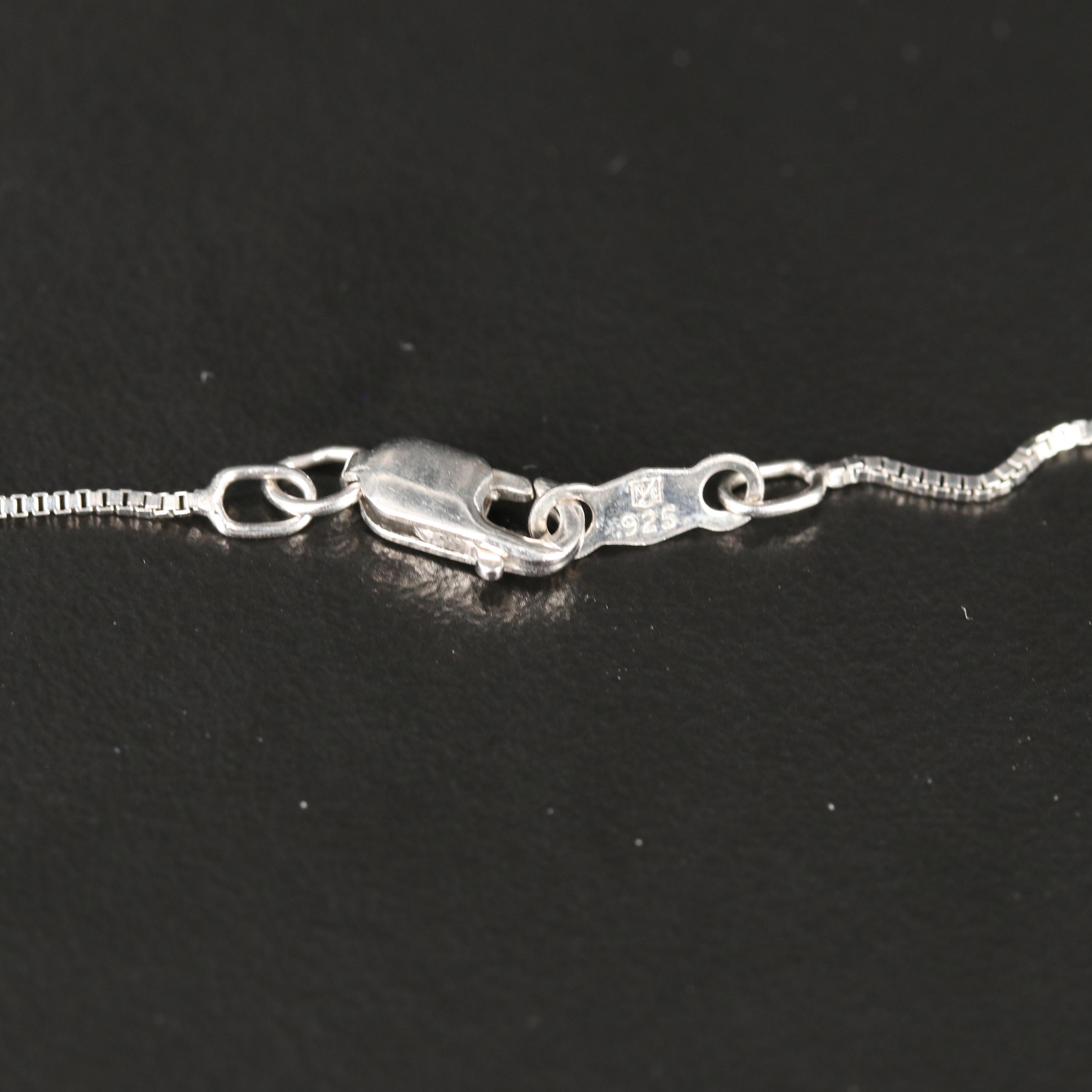 Amethyst Sapphire Articulated Butterfly Pendant Necklace in Sterling