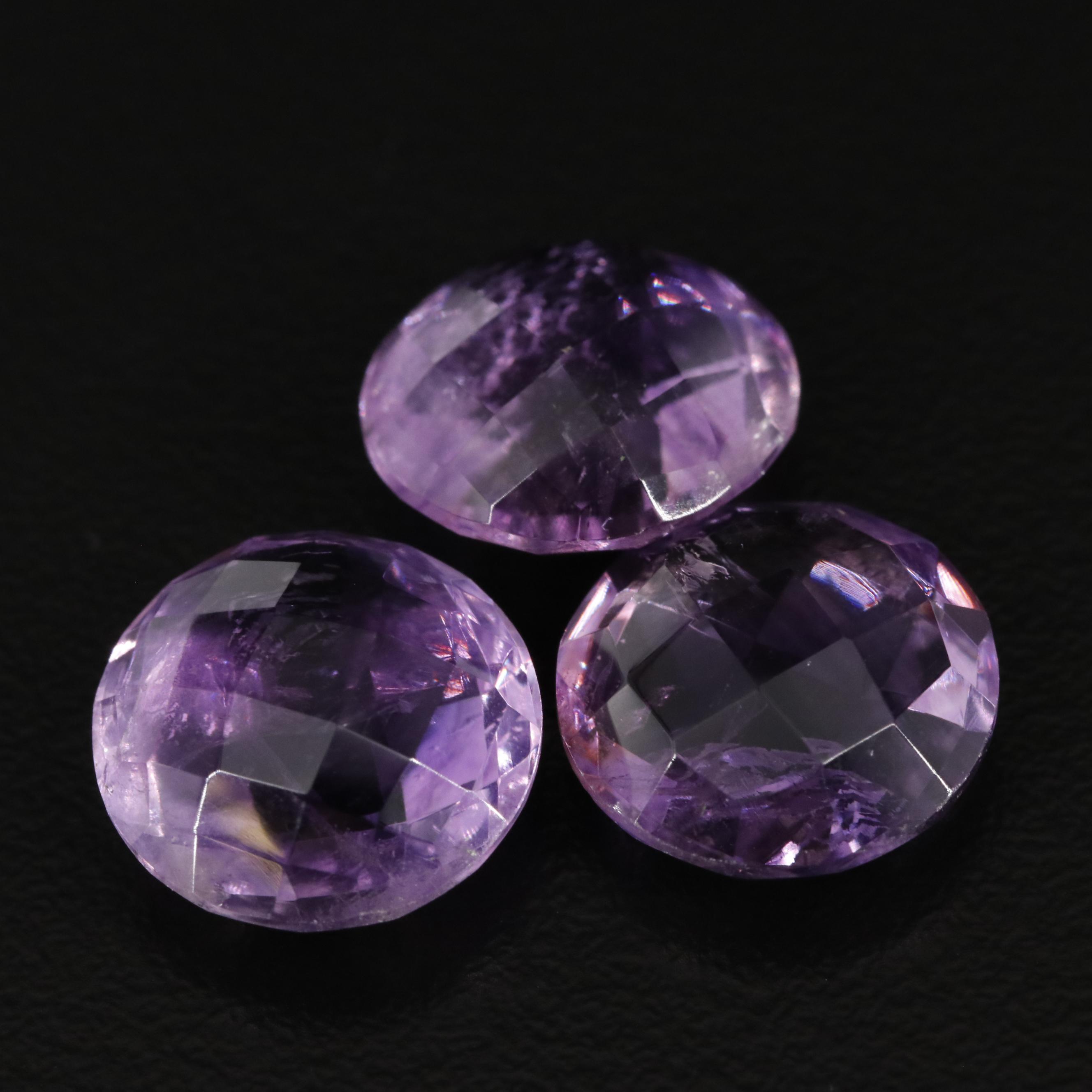 Loose 16.32 CTW Amethyst Lot