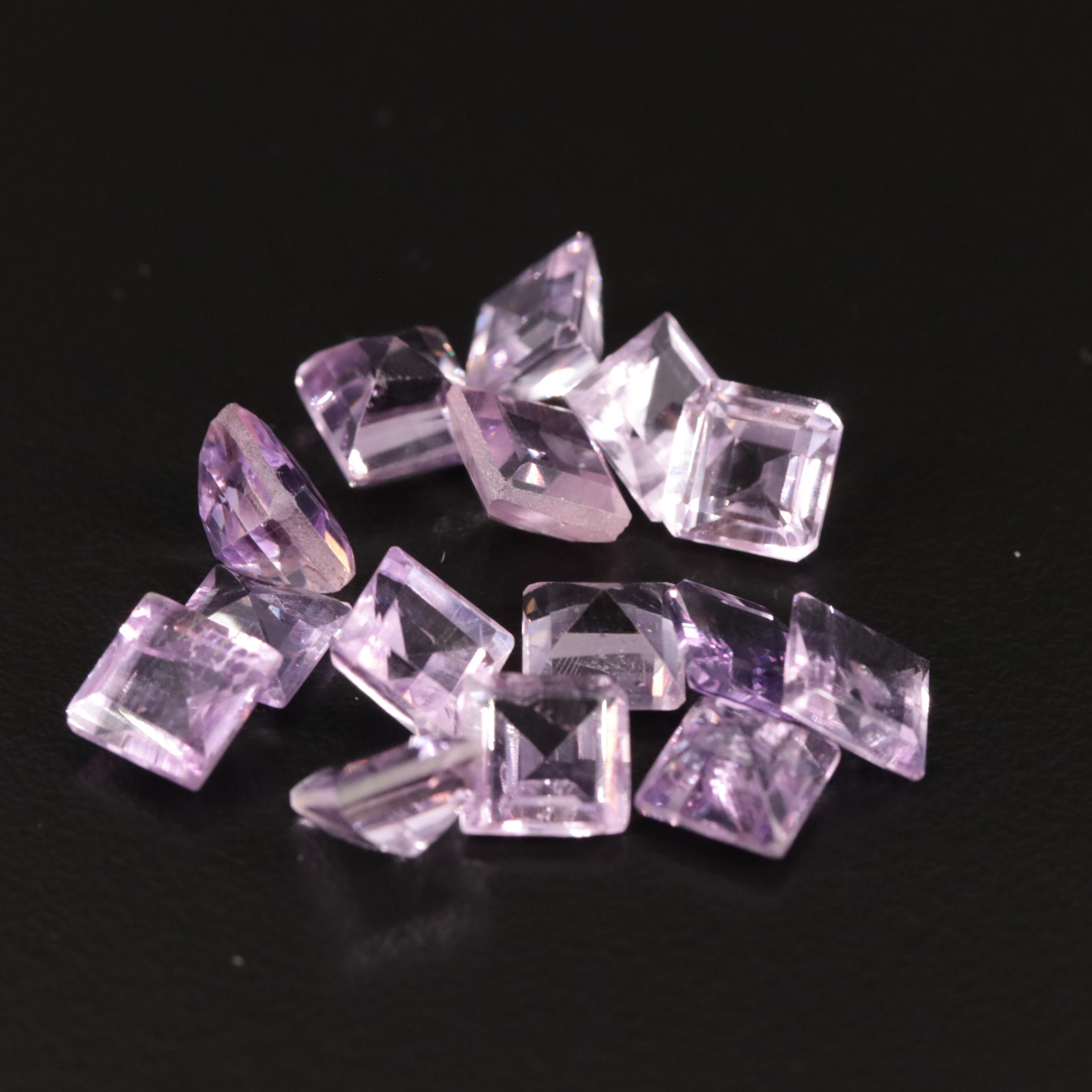 Loose 23.60 CTW Amethyst Lot