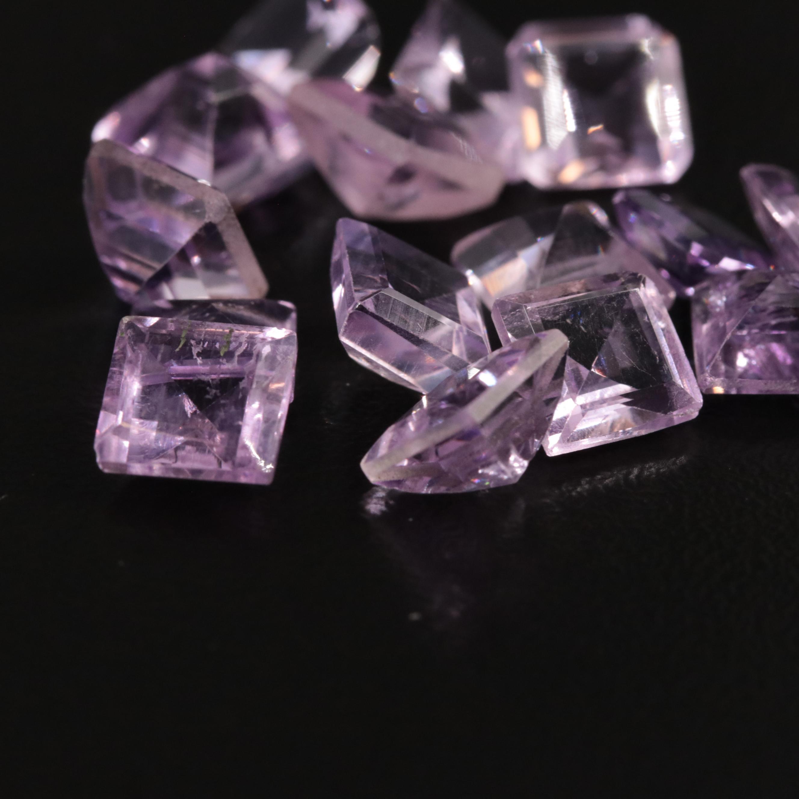 Loose 23.60 CTW Amethyst Lot