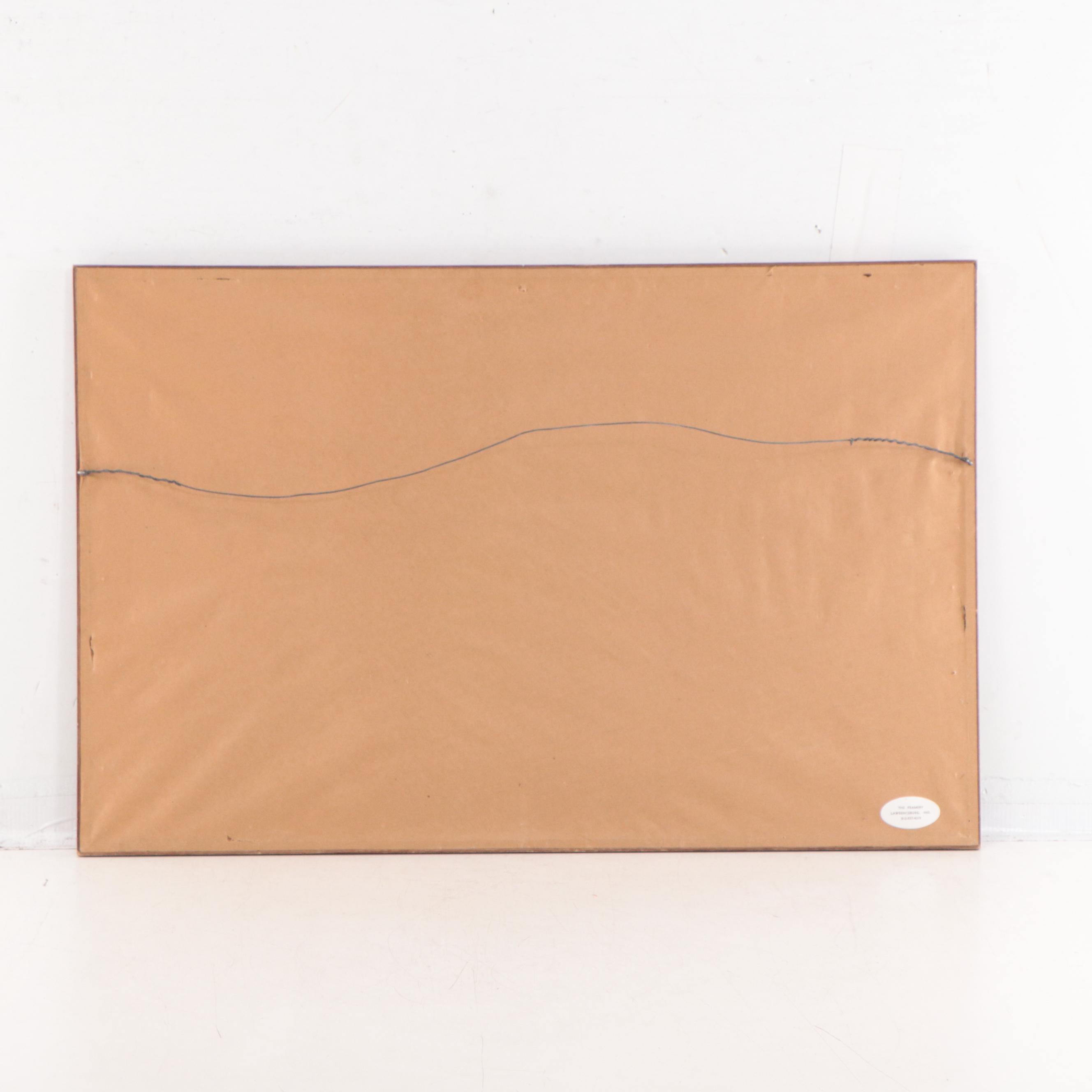 Offset Lithograph Map of Pinehurst Country Club, North Carolina