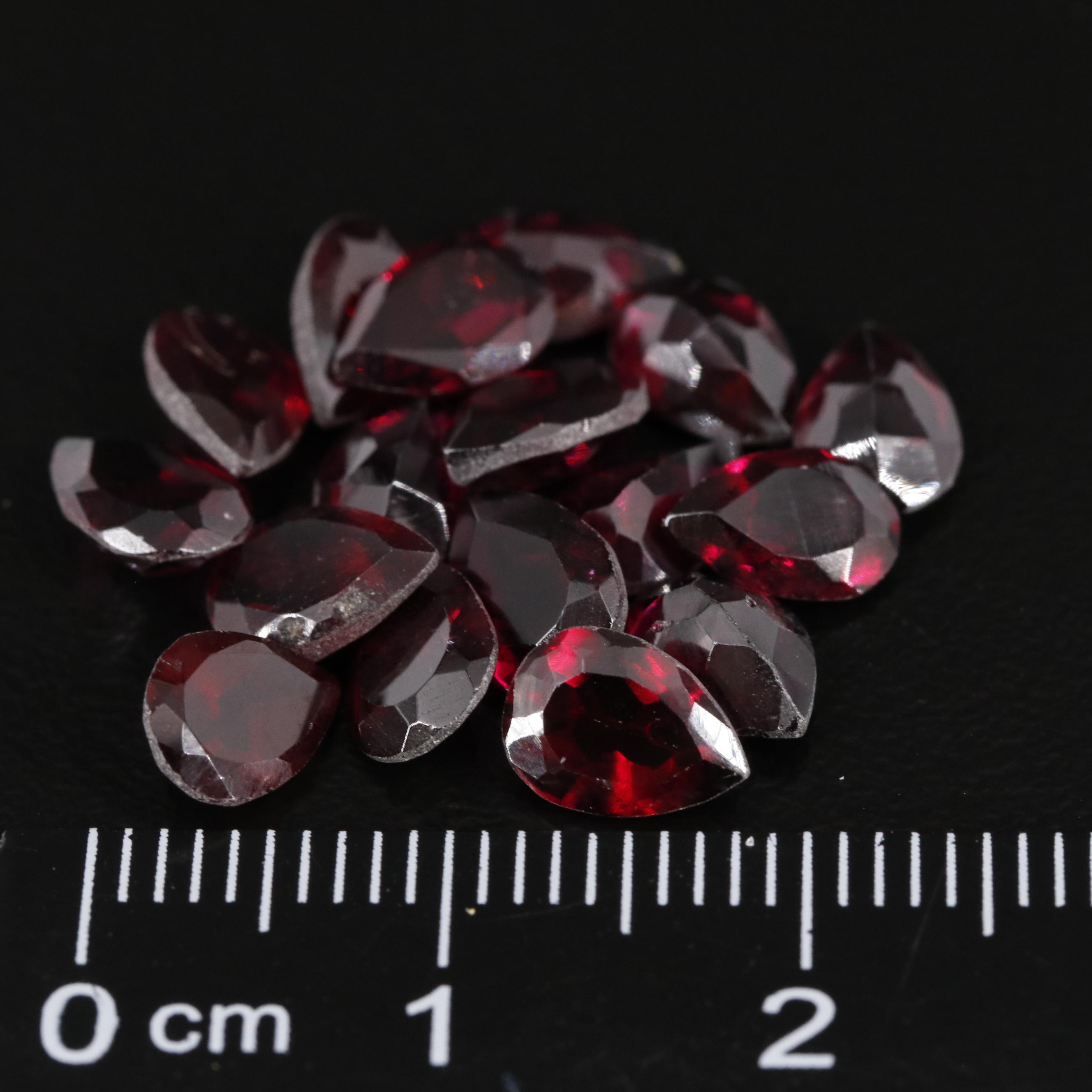 Loose 14.72 CTW Rhodolite Garnet Lot