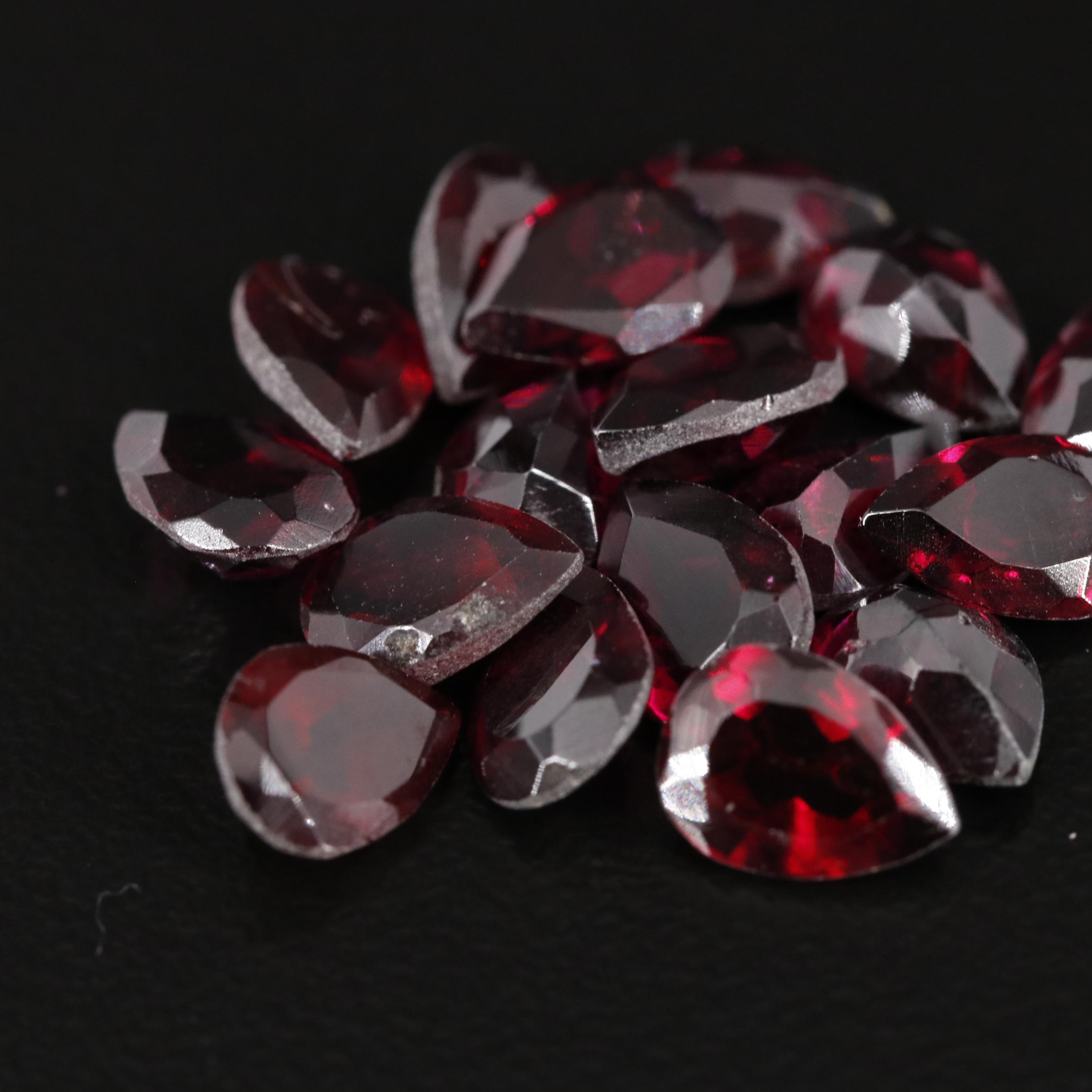 Loose 14.72 CTW Rhodolite Garnet Lot