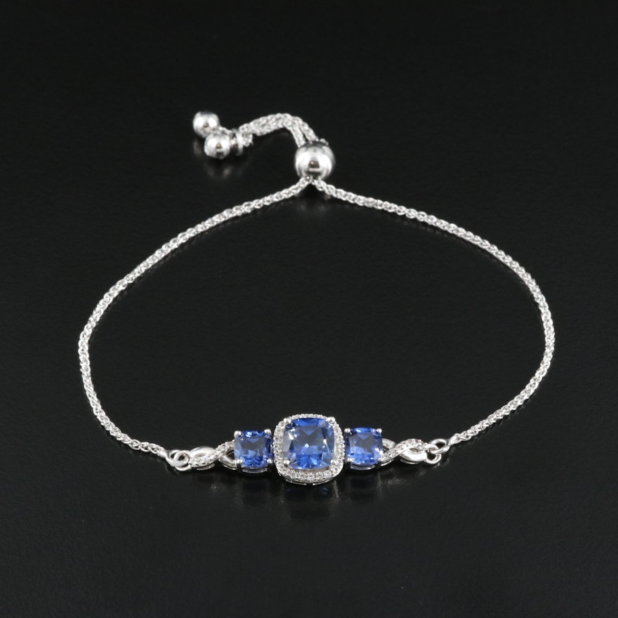 Sterling Sapphire Bracelet