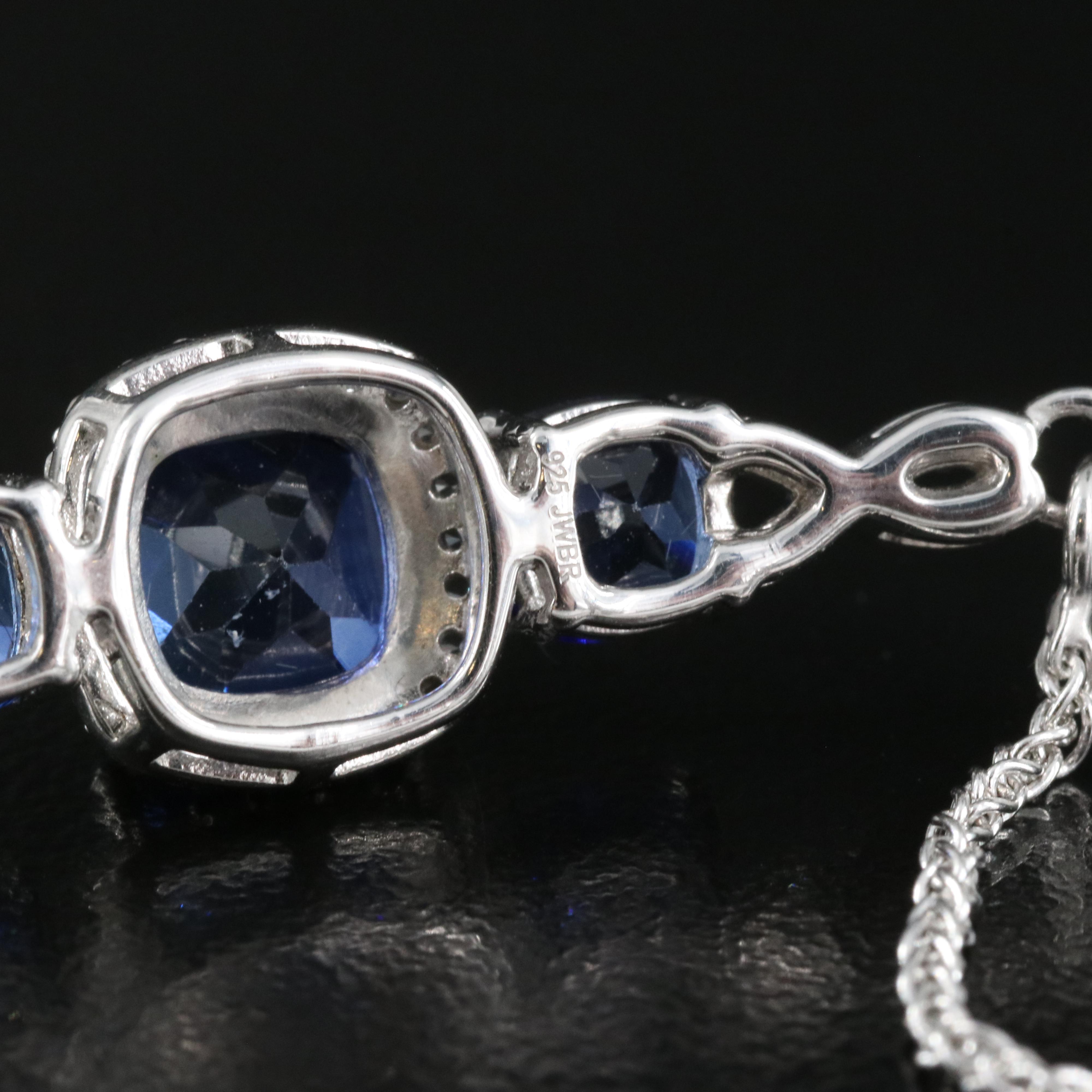Sterling Sapphire Bracelet