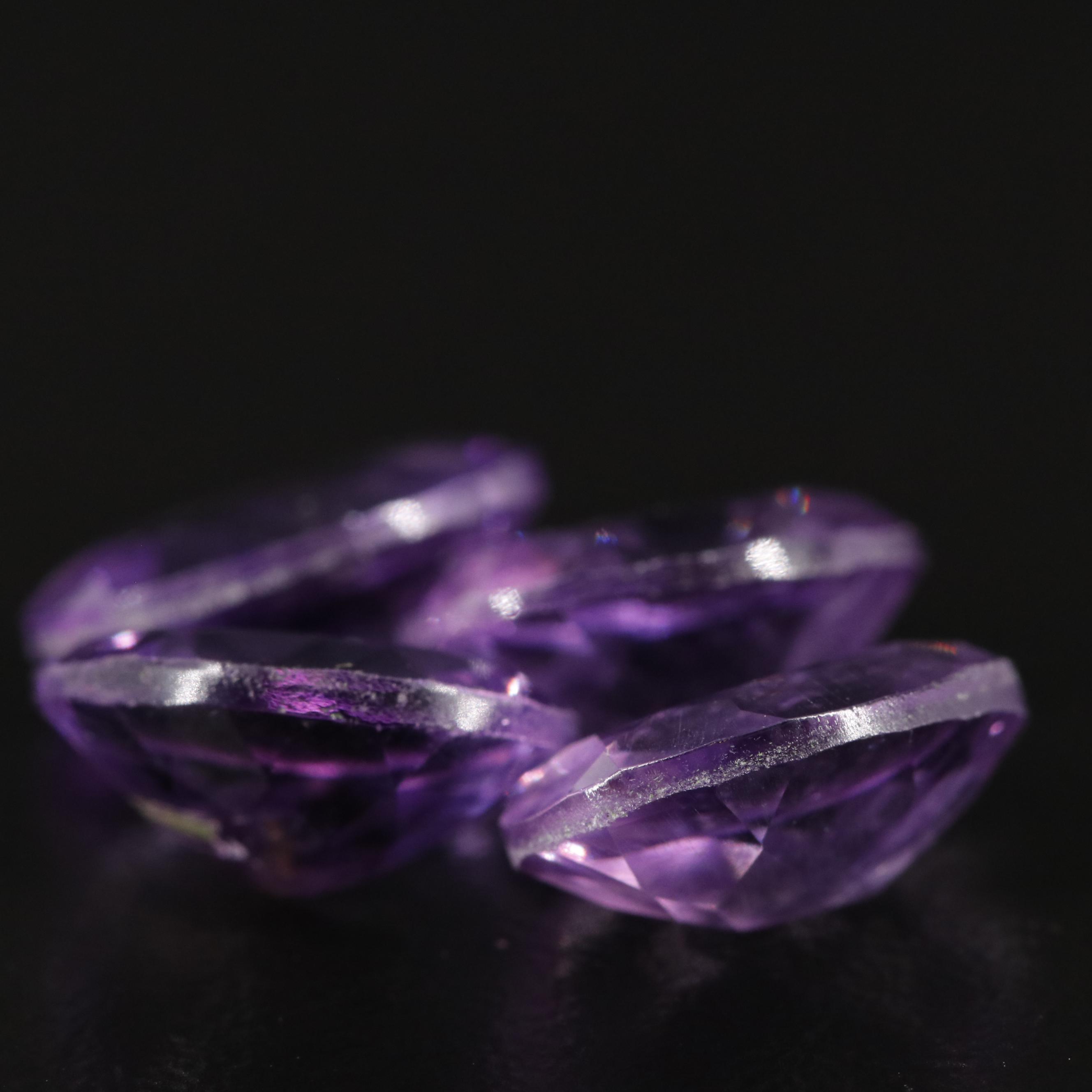 Loose 11.10 CTW Amethyst Lot