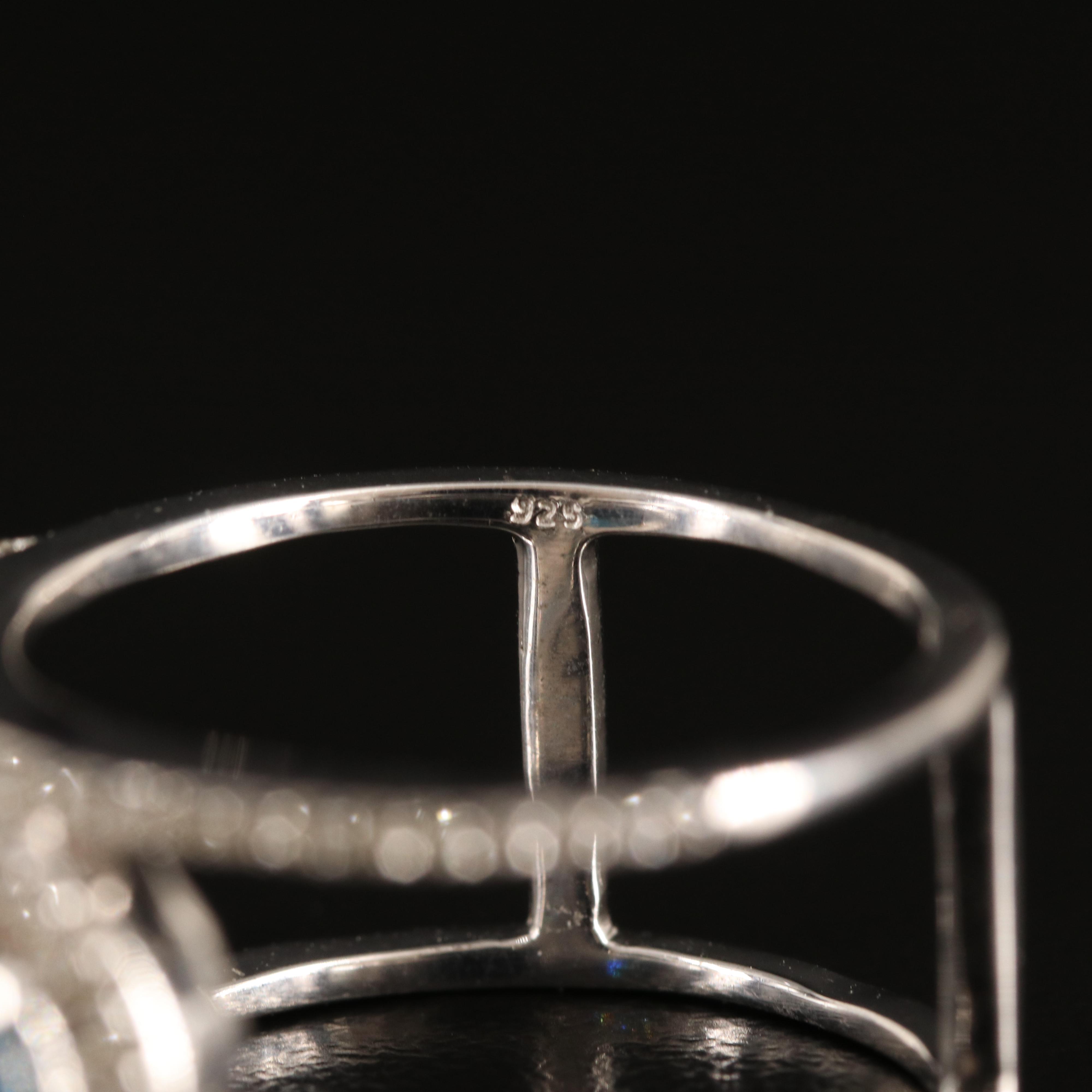 Sterling London Blue Topaz and Sapphire Ring