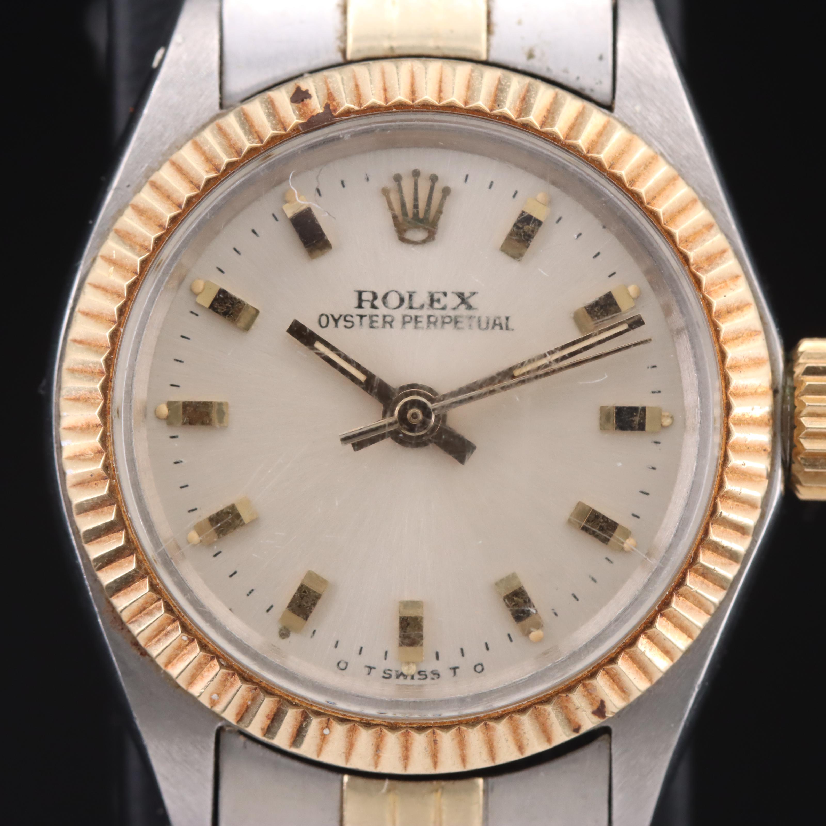 1971 Rolex Oyster Perpetual Omega Dial Watch