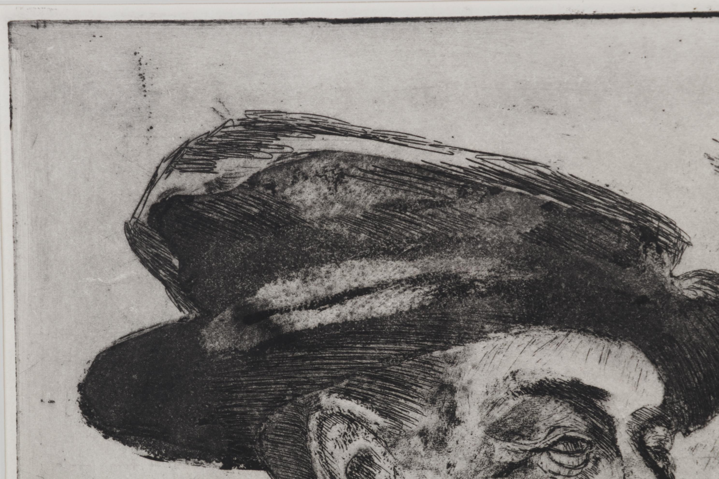 Sidney Chafetz Etching With Aquatint "Worthy Recipients," Circa 1968